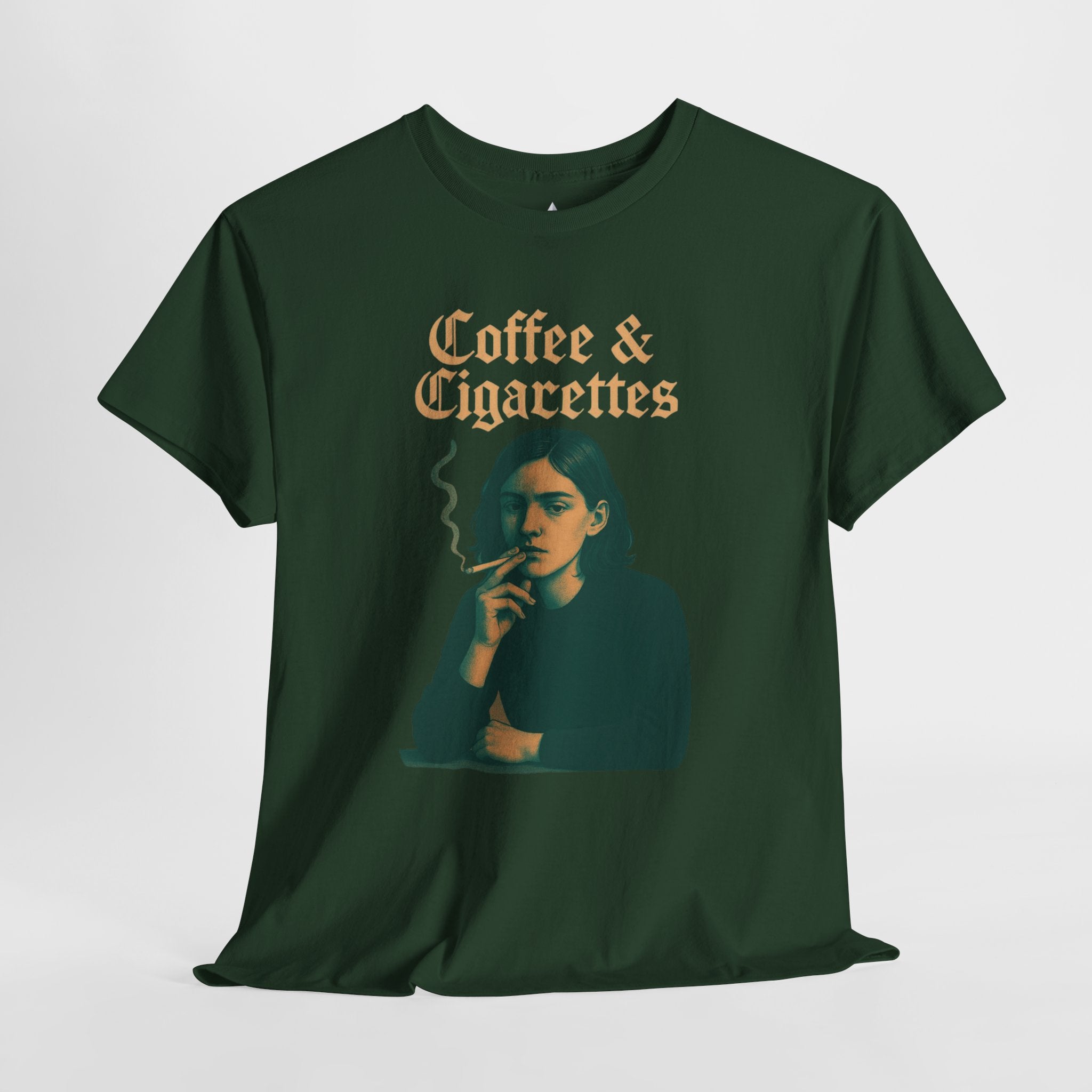 Chic Coffee & Cigarettes Heavy Cotton Tee