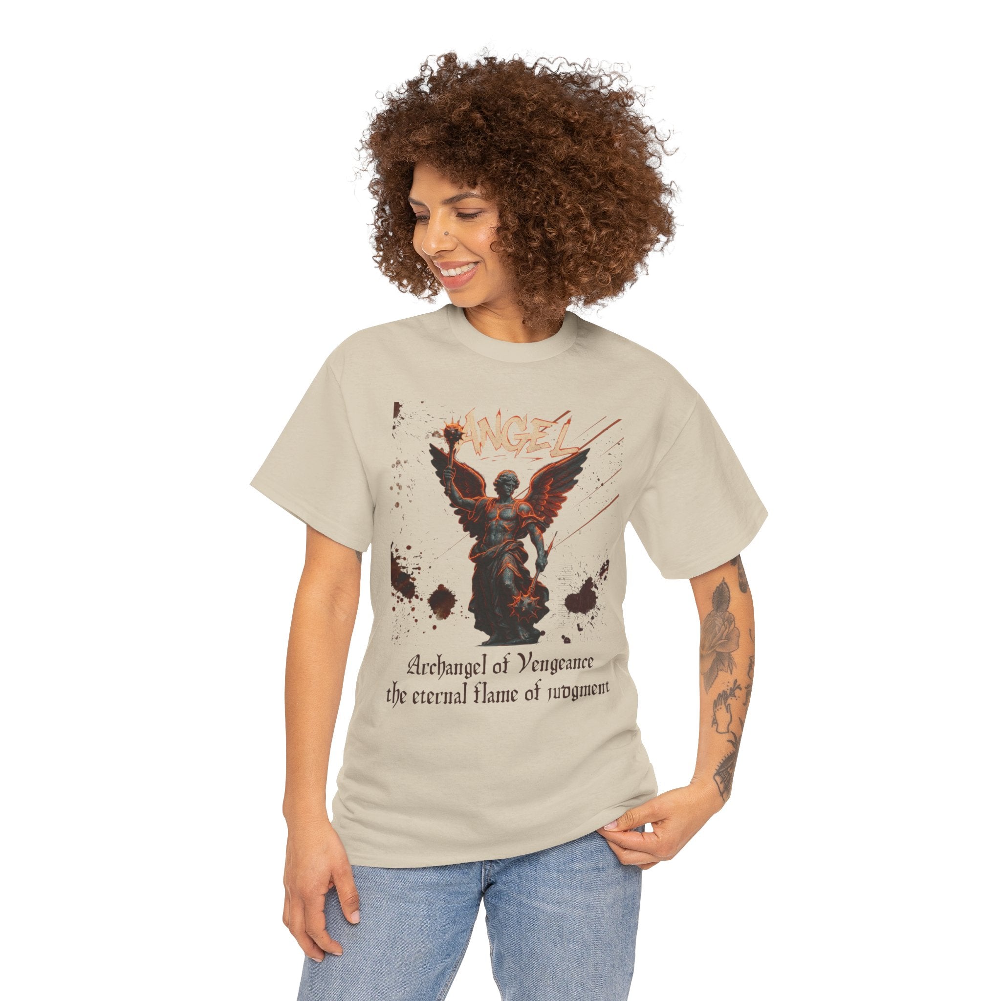 Artistic Angel Graphic Unisex Heavy Cotton Tee