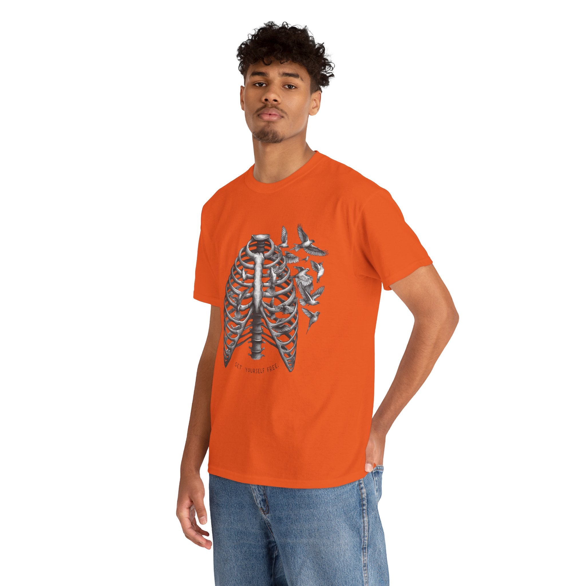 Botanical Lungs Unisex Heavy Cotton Tee