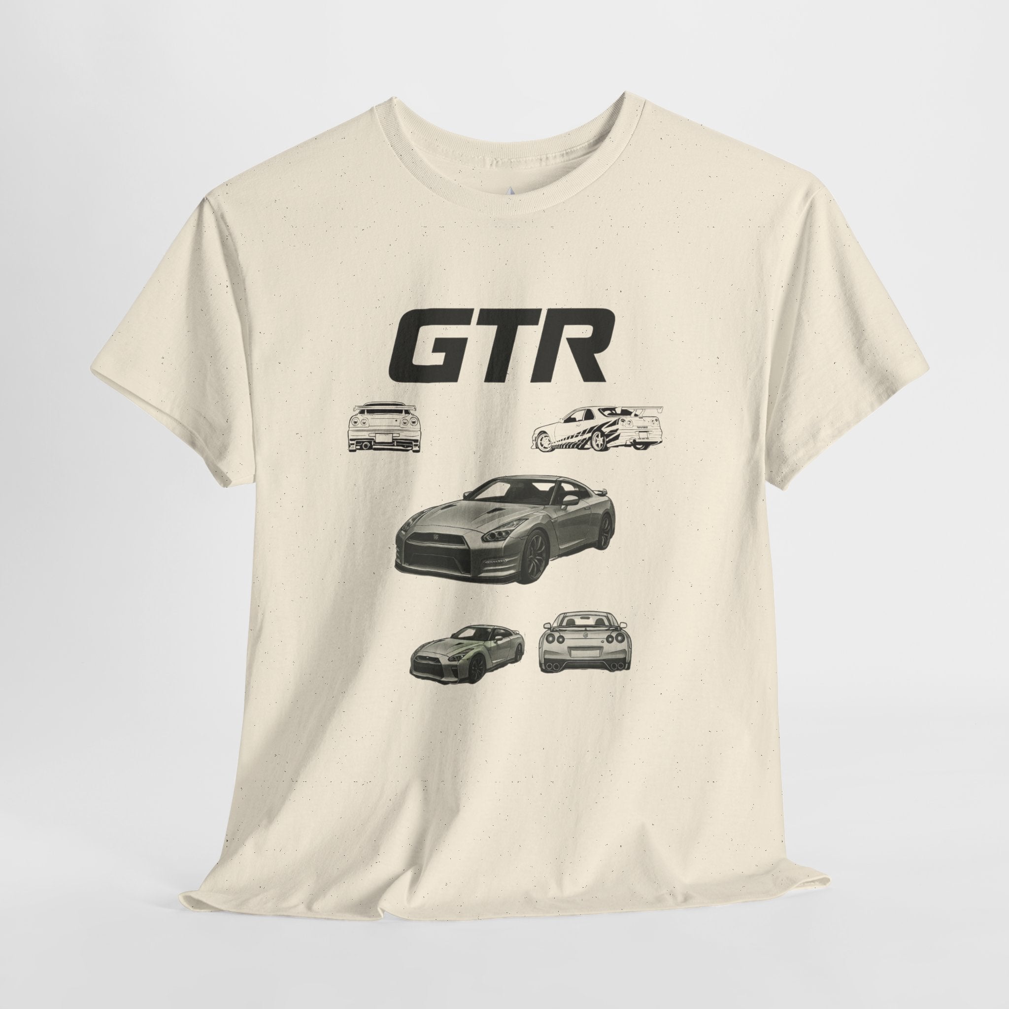 GTR Car Enthusiast Graphic Heavy Cotton Tee