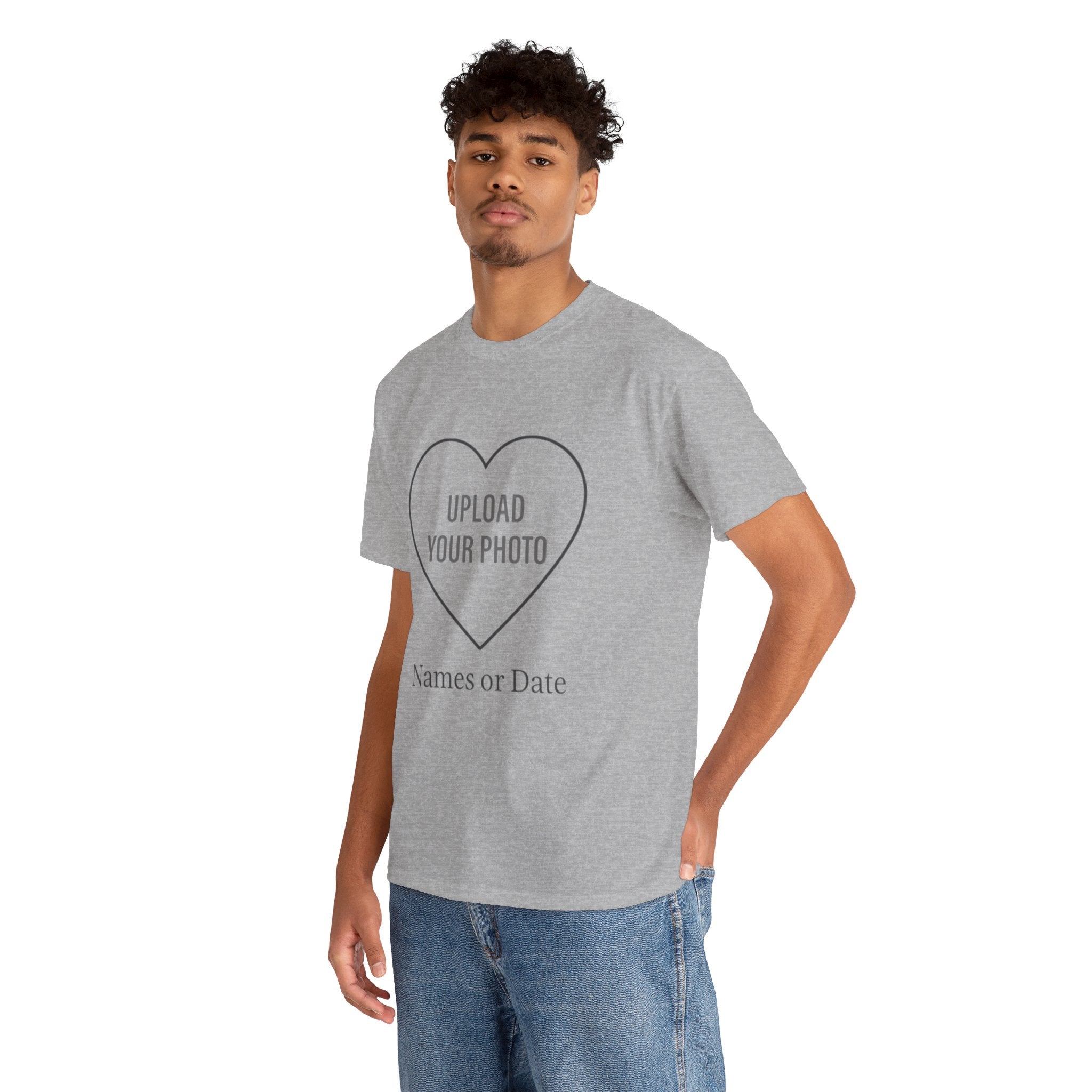 Photo Heart Custom - Heavy Cotton Tee