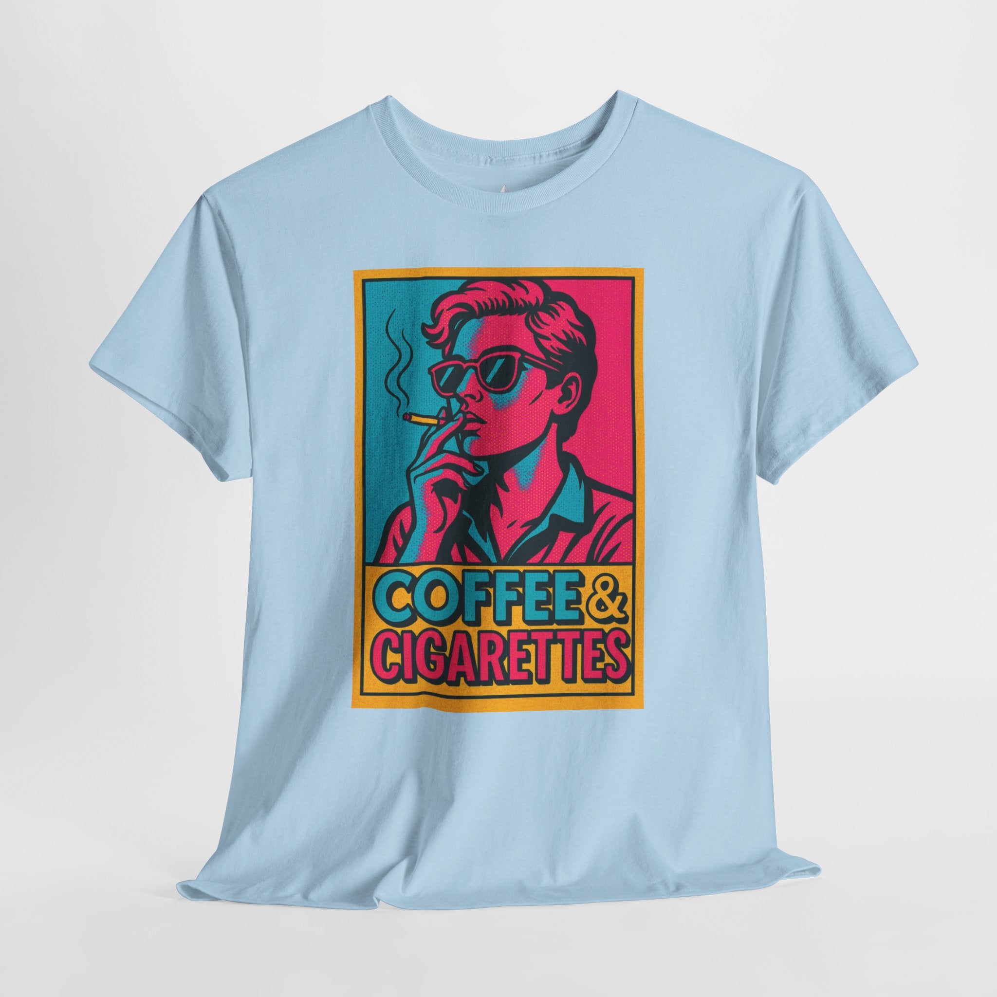 Coffee & Cigarettes Vintage Unisex Heavy Cotton Tee