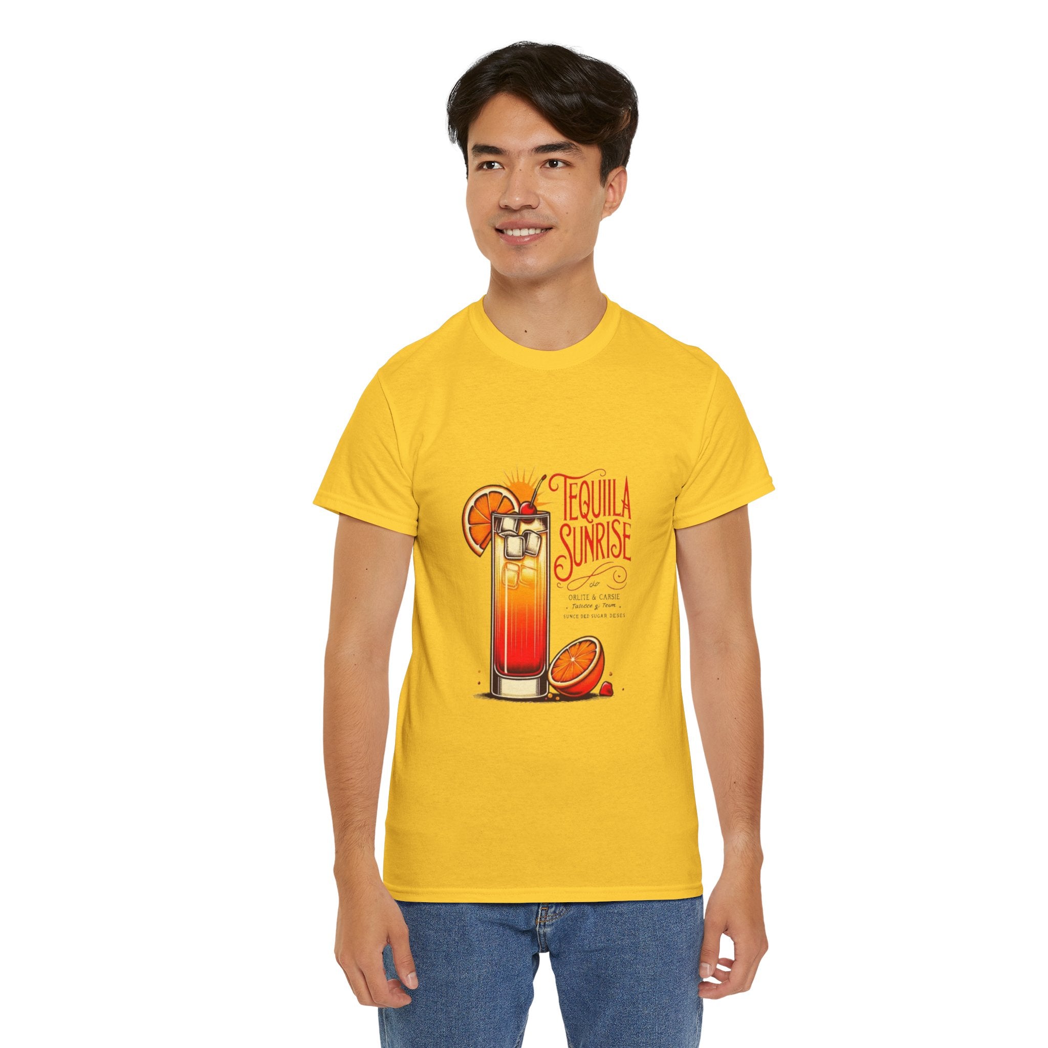 Tequila Cocktail Unisex Heavy Cotton Tee