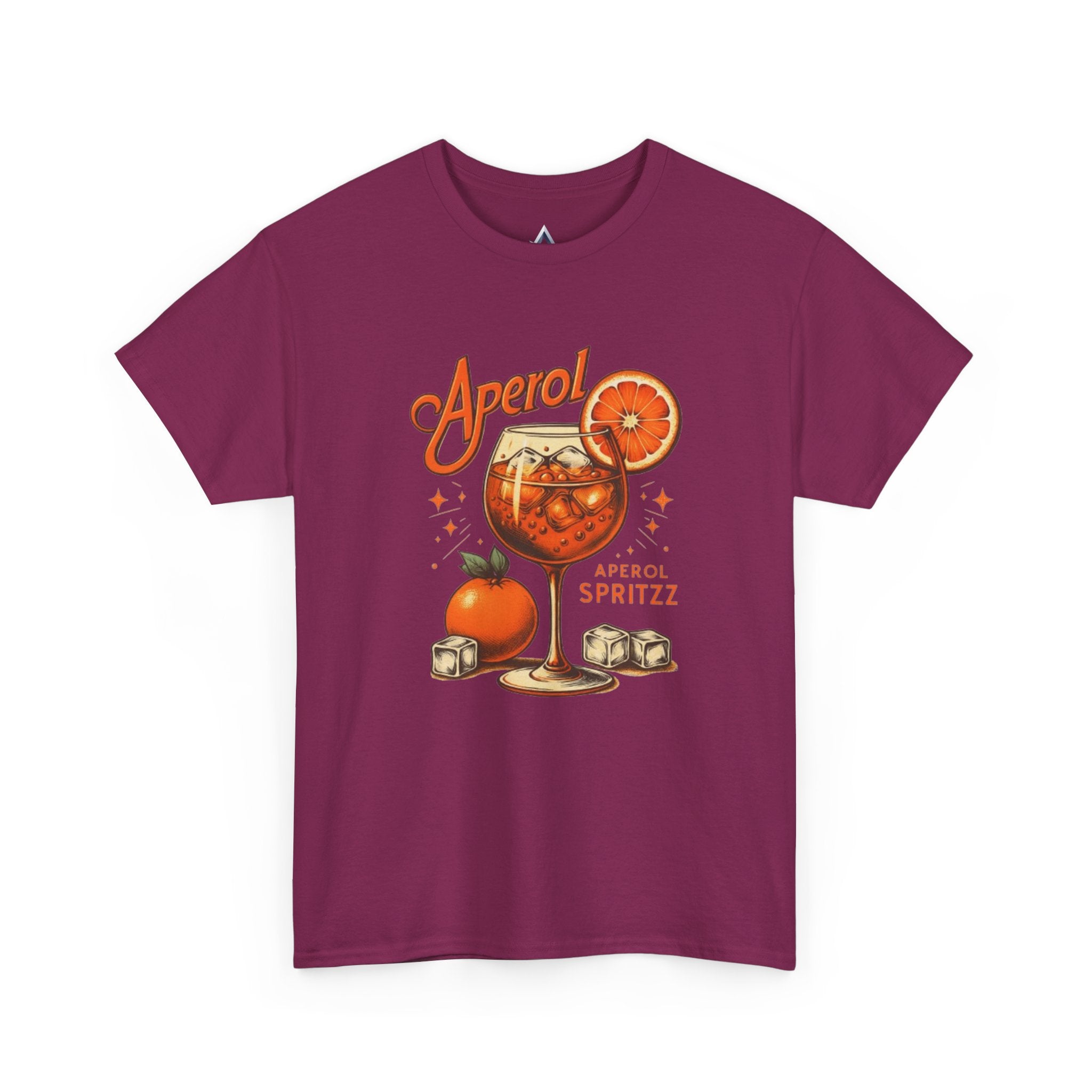 Aperol Spritz Cocktail Unisex Heavy Cotton Tee