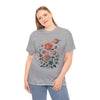 Cosmic Floral Unisex Heavy Cotton Tee
