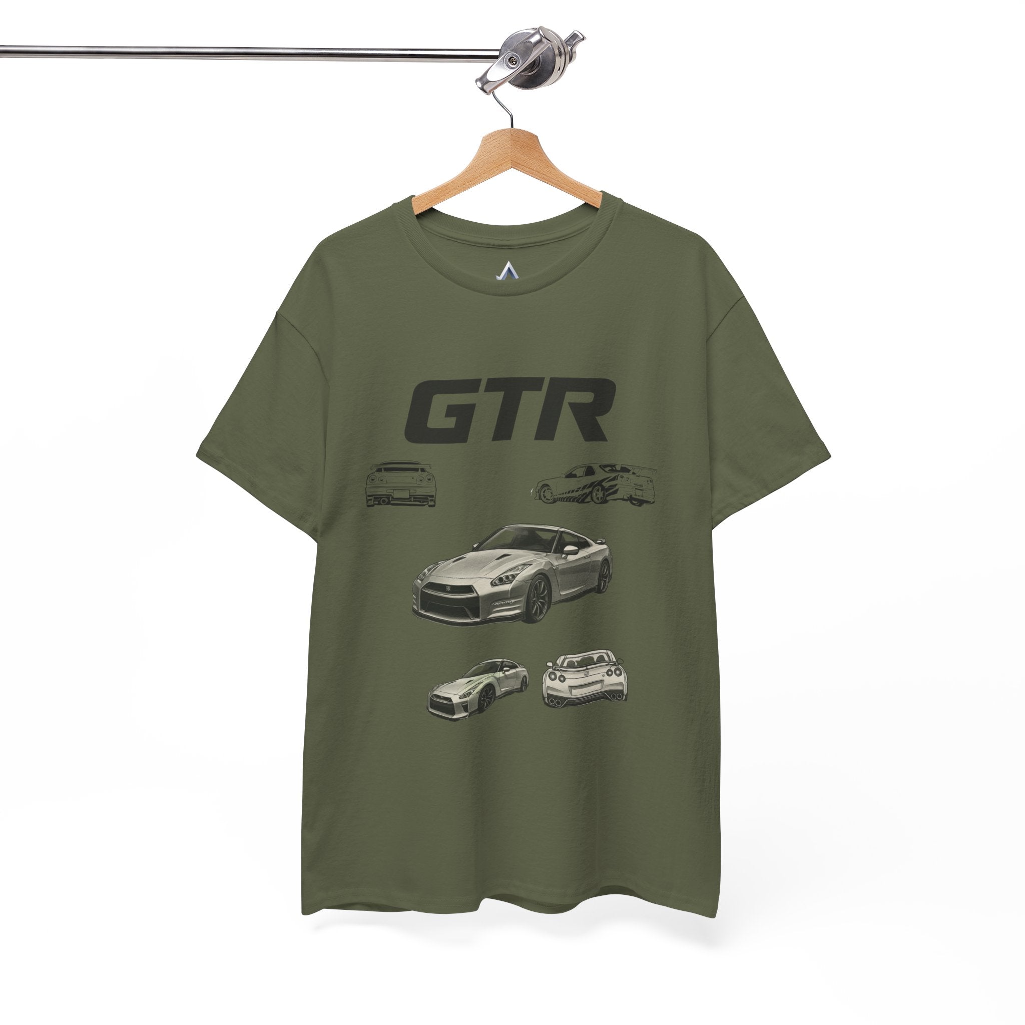 GTR Car Enthusiast Graphic Heavy Cotton Tee