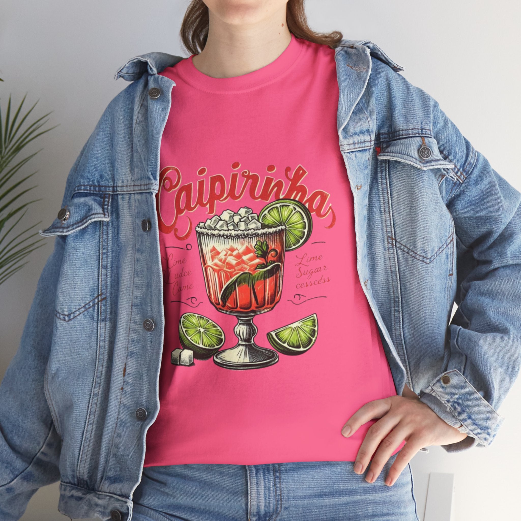 Caipirinha Cocktail Unisex Heavy Cotton Tee