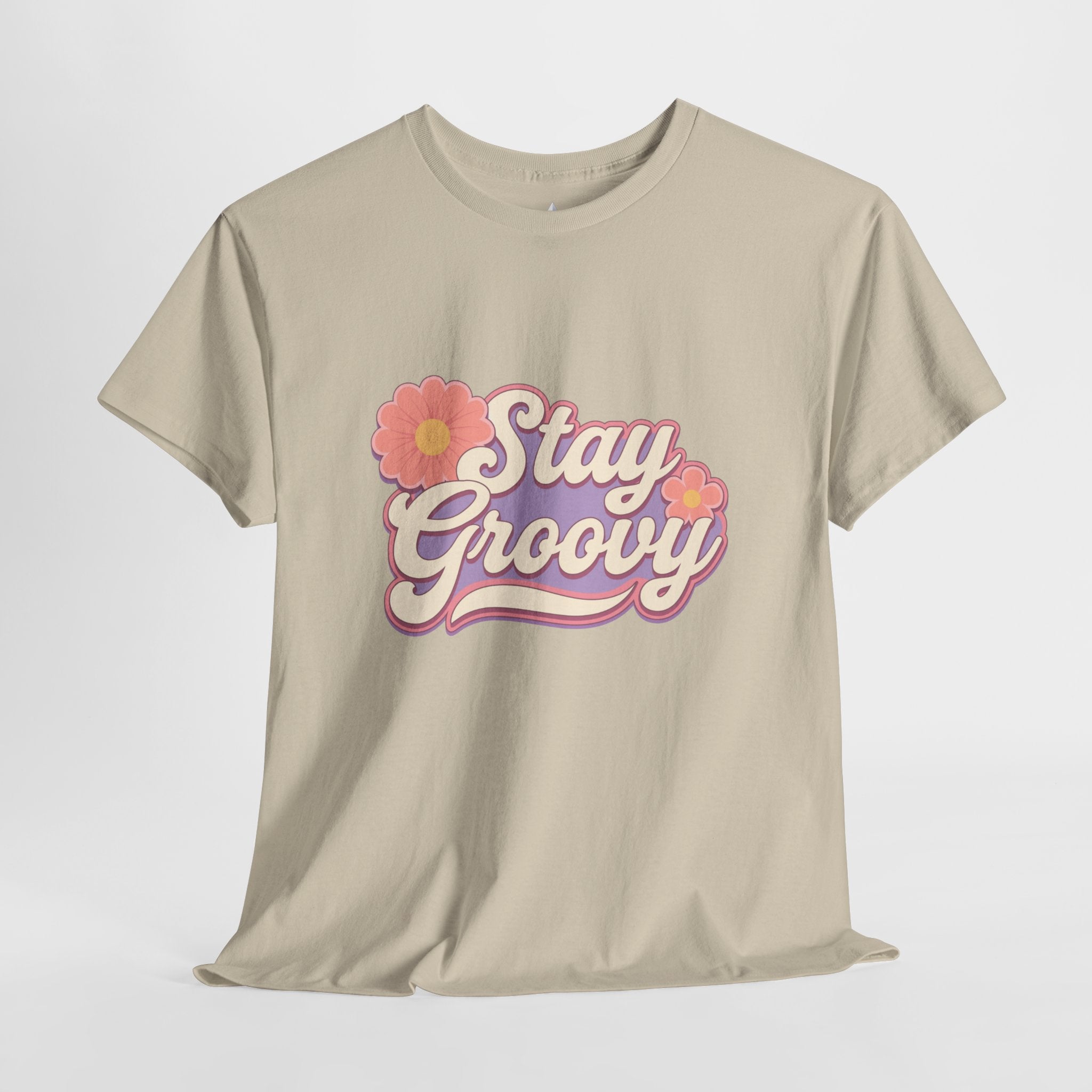 Stay Groovy Retro Unisex Heavy Cotton Tee
