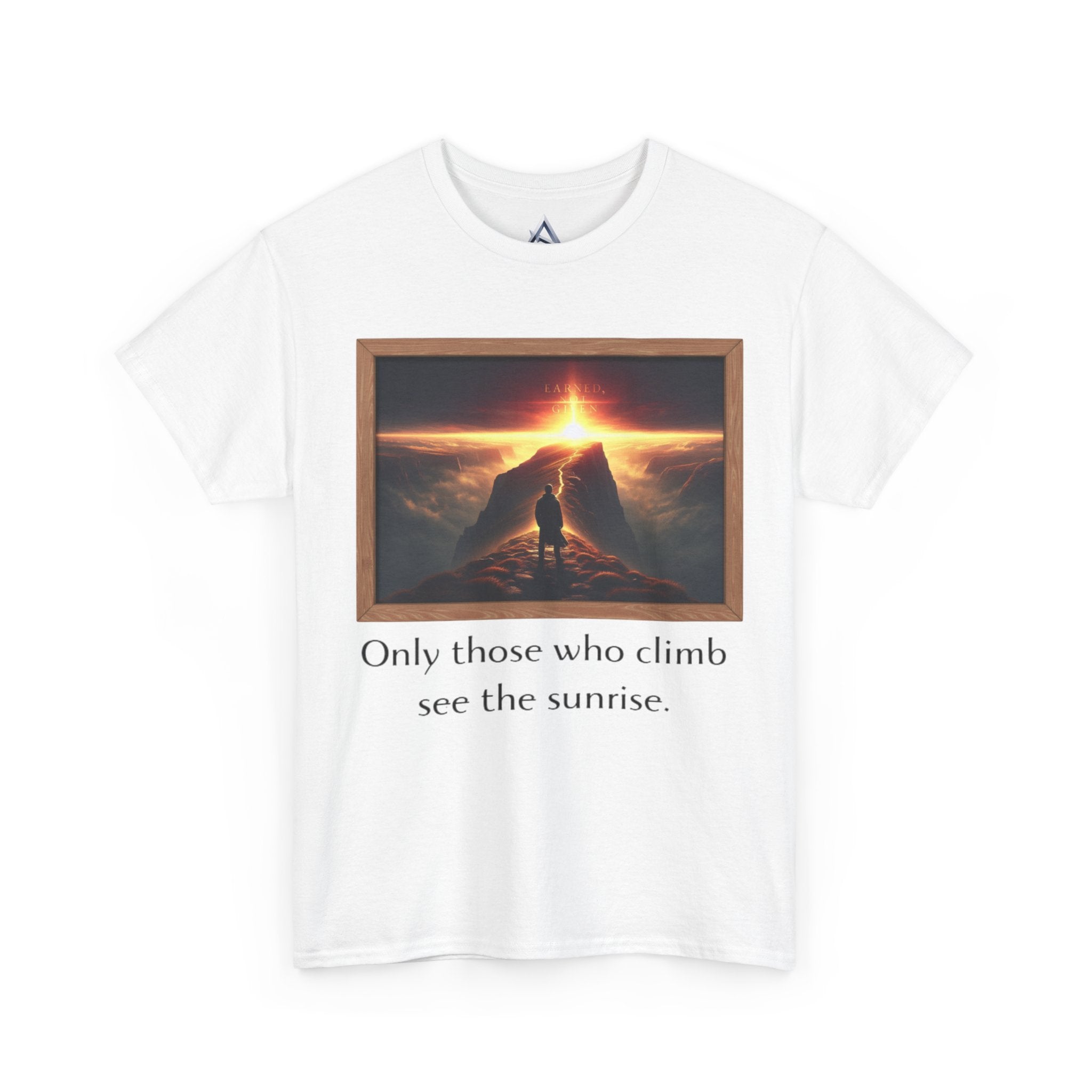 Inspirational Climb Heavy Cotton Tee