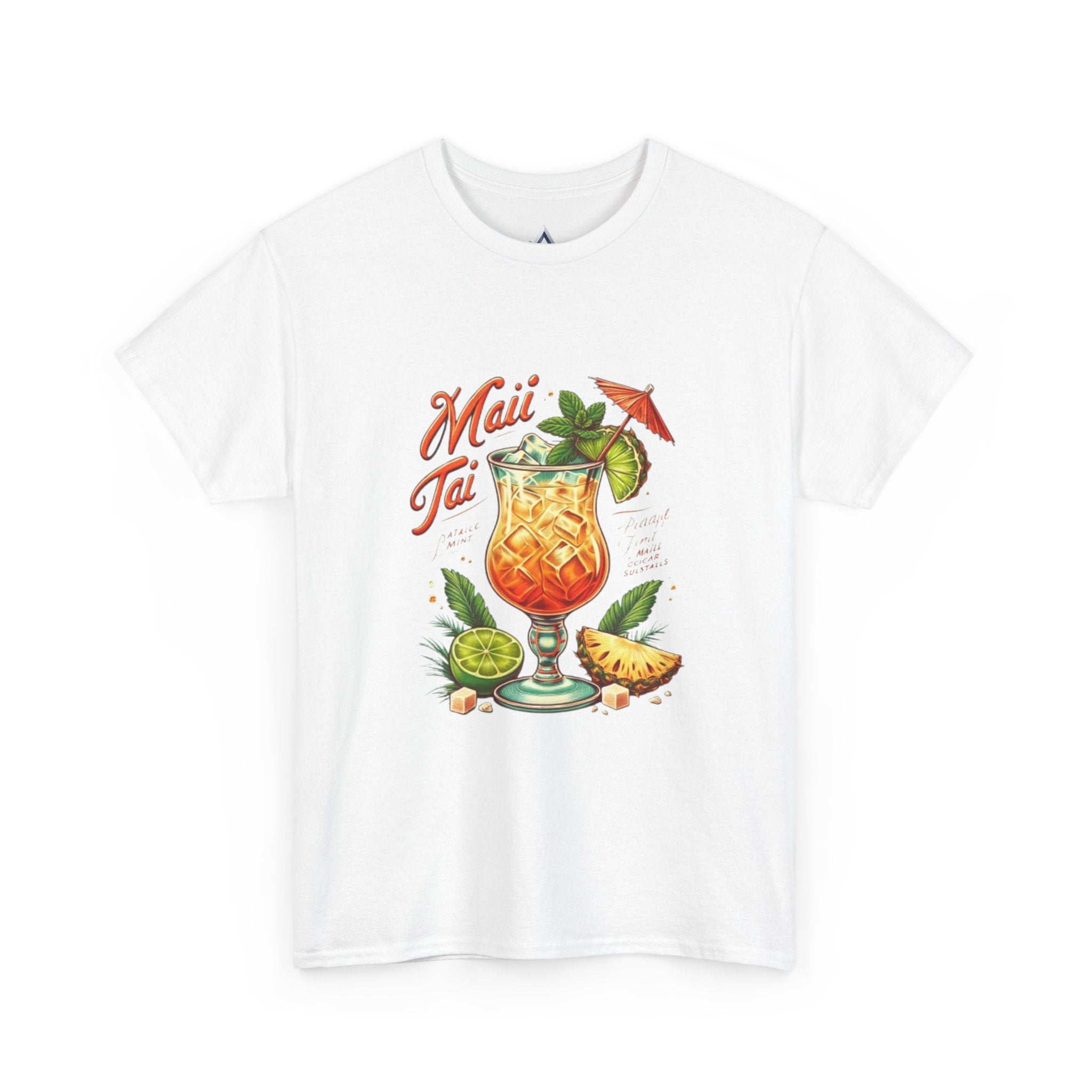Maui Tai Cocktail Unisex Heavy Cotton Tee