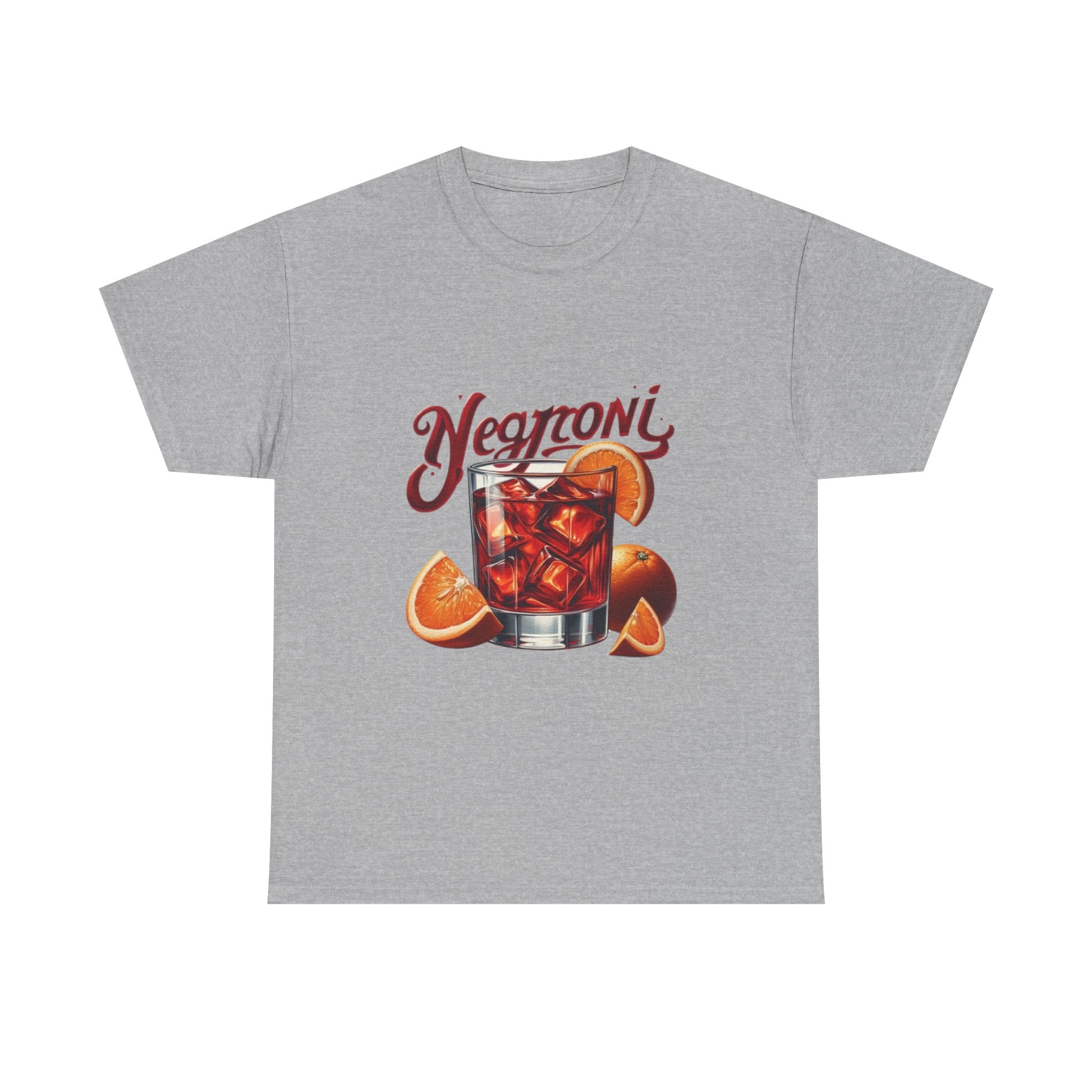 Negroni Cocktail Unisex Heavy Cotton Tee