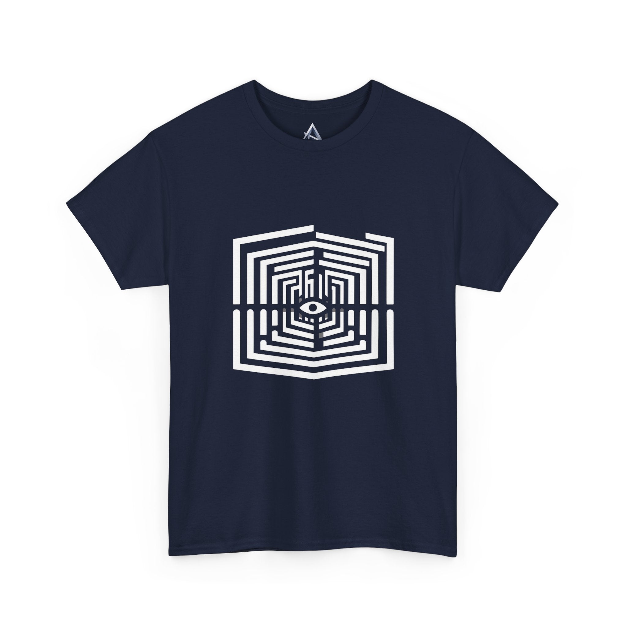 Geometric Maze Heavy Cotton Tee
