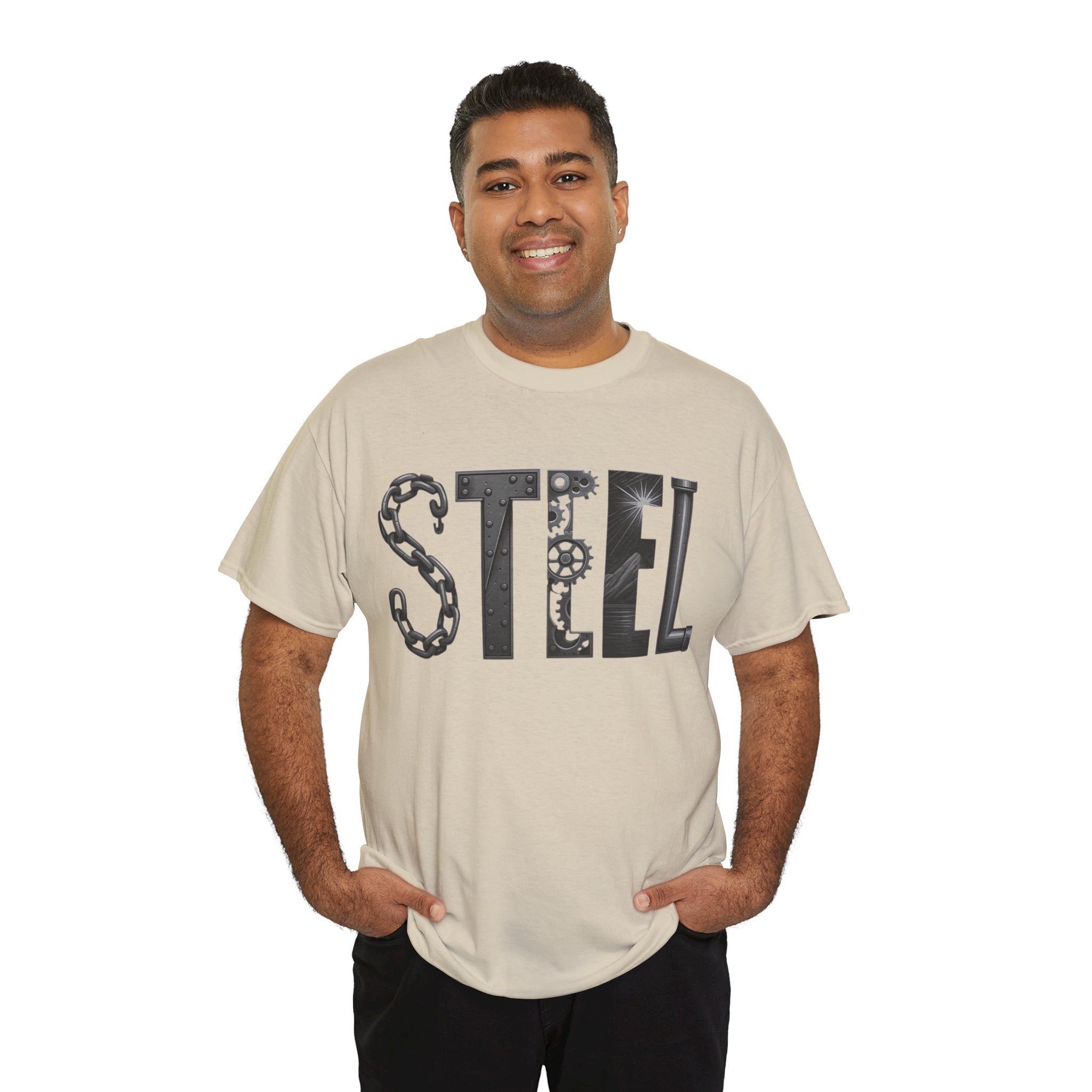 Steel Graphic Unisex Heavy Cotton Tee