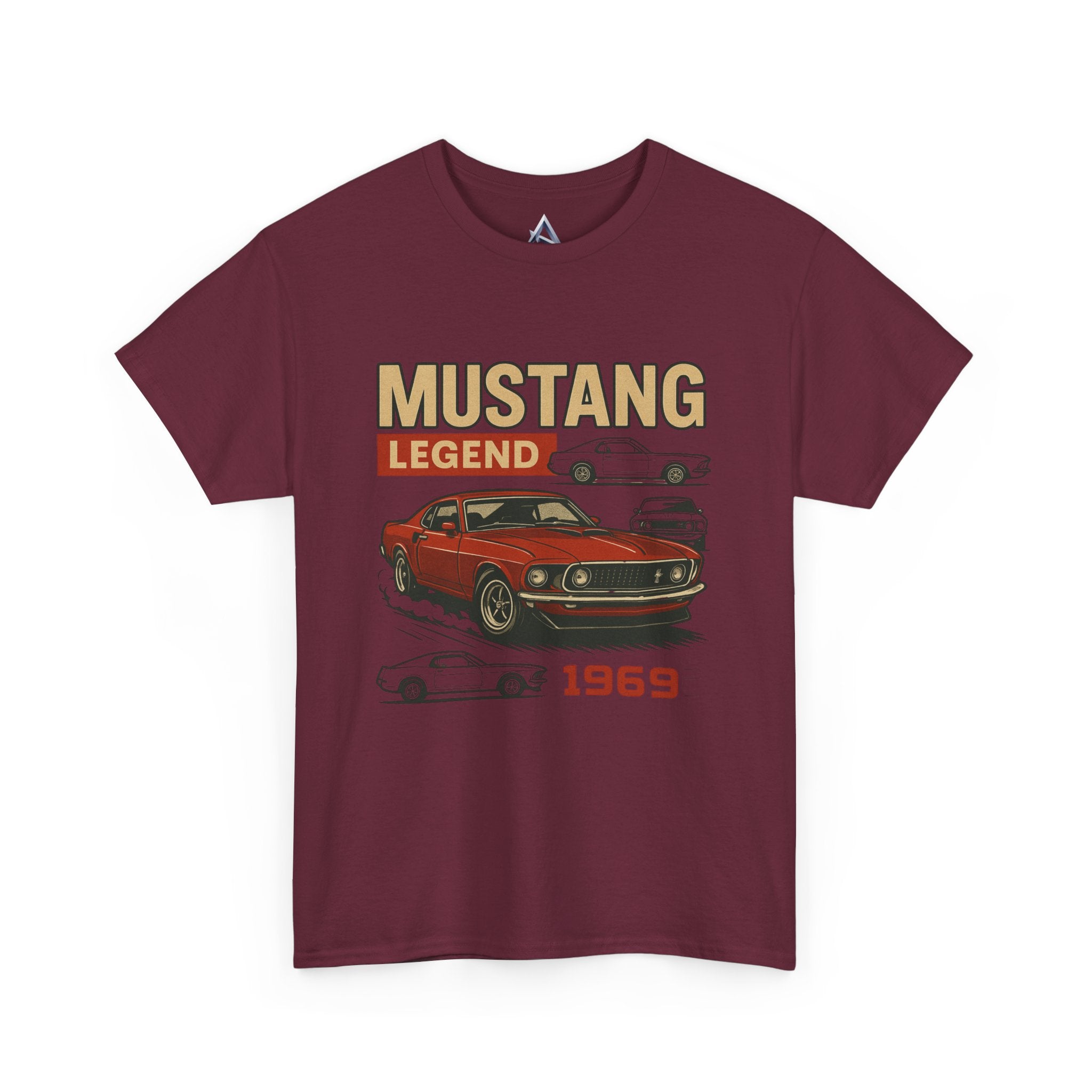 1969 Mustang Legend Unisex Heavy Cotton Tee