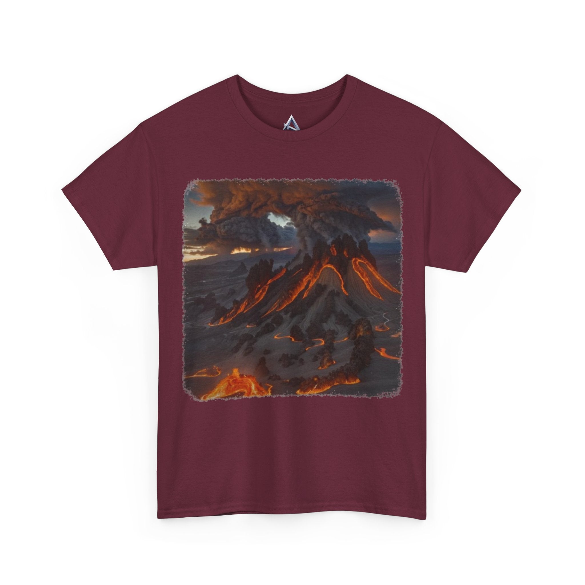 Volcanic Eruption Unisex Heavy Cotton Tee