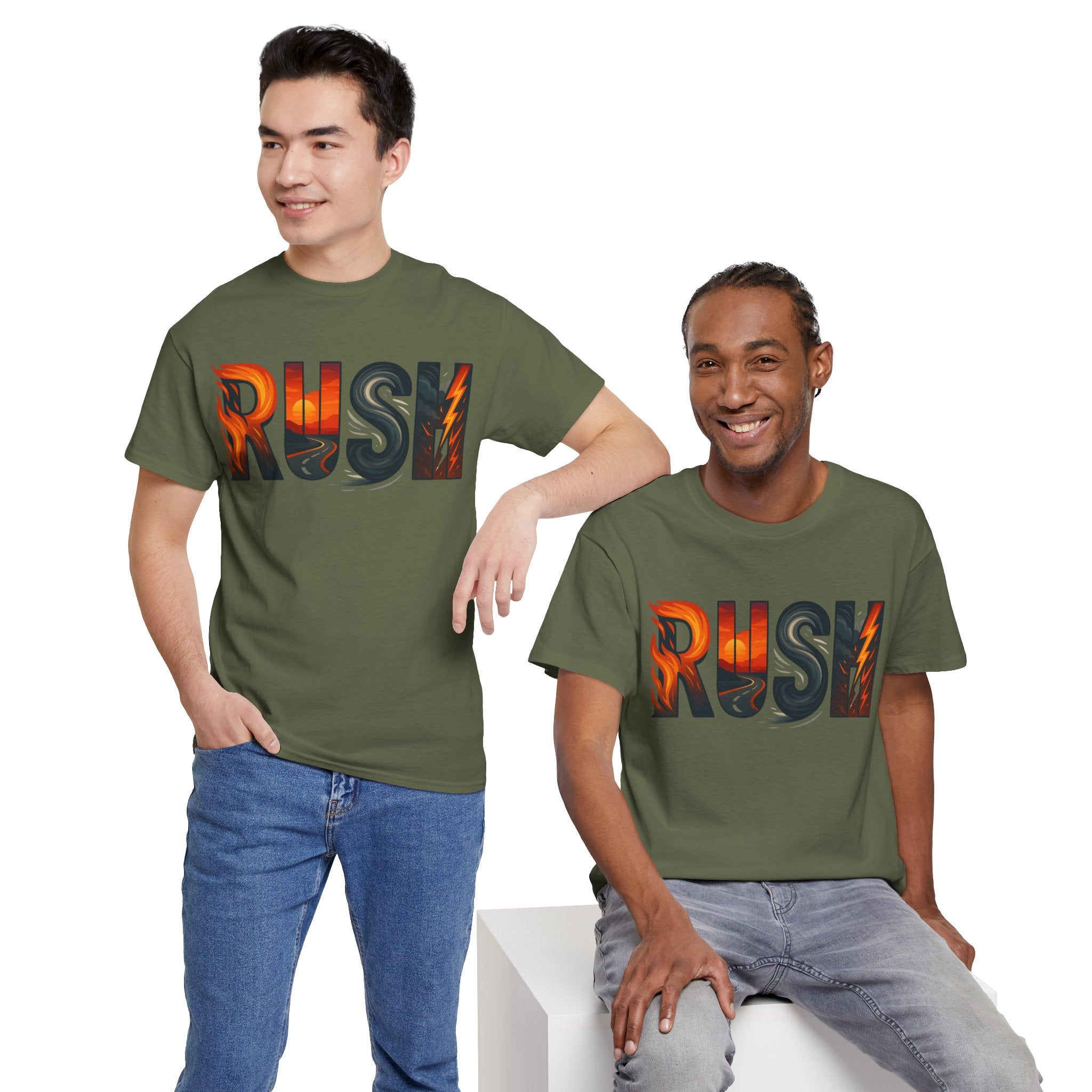 Rush Graphic Unisex Heavy Cotton Tee