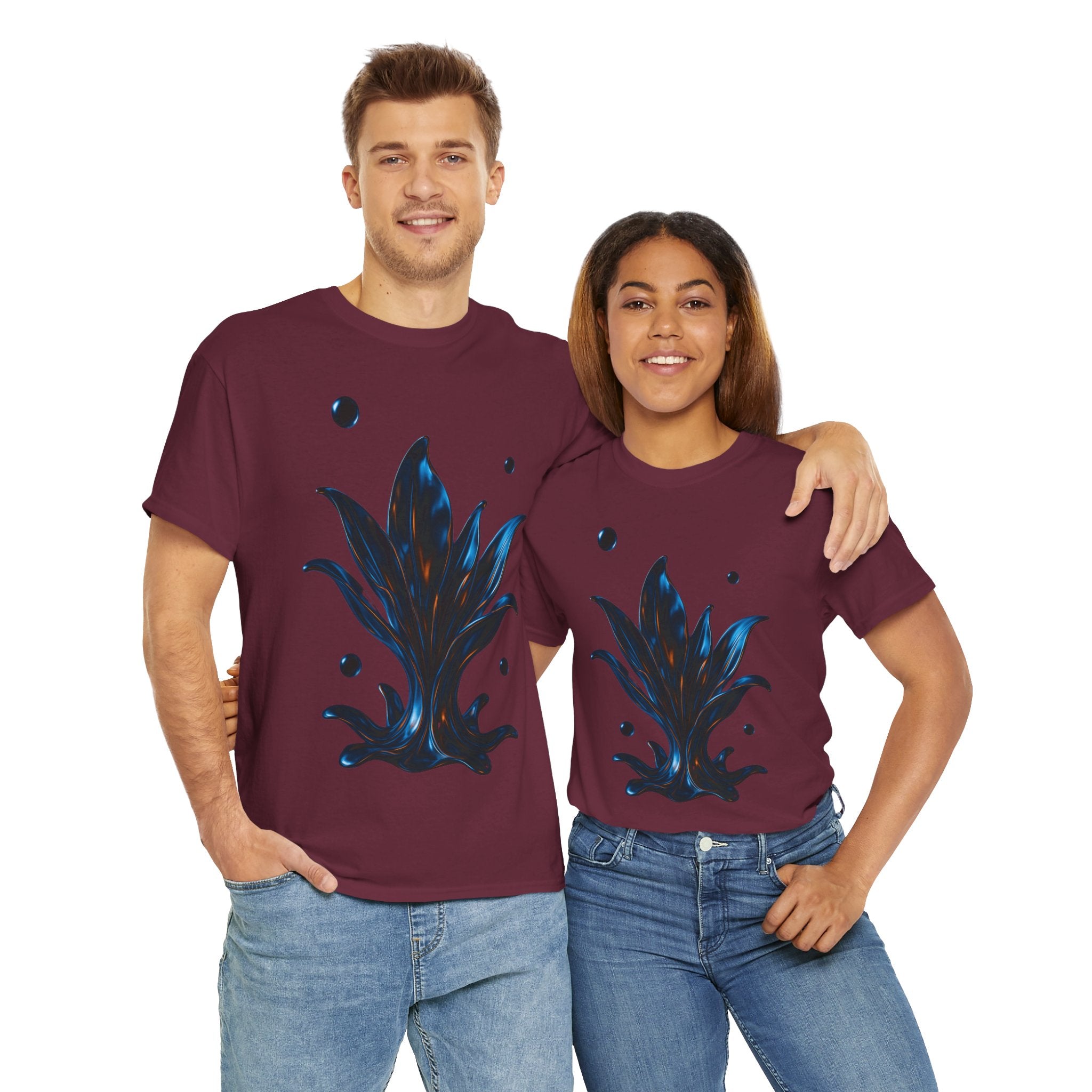 Plant-Inspired Graphic Unisex Heavy Cotton Tee