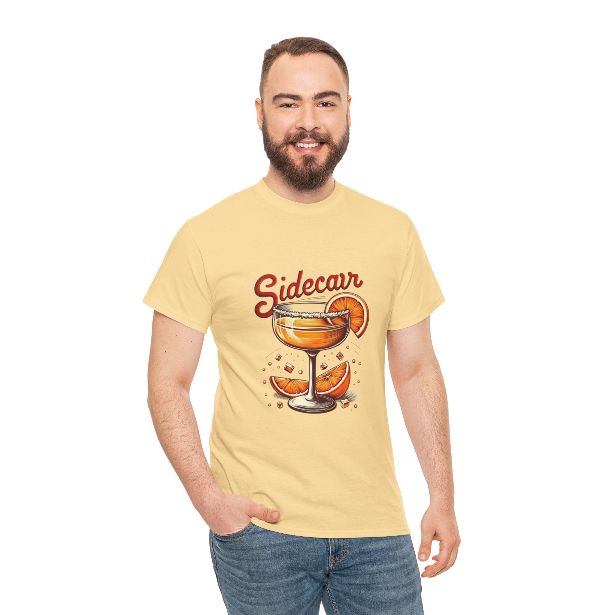 Sidecar Cocktail Unisex Heavy Cotton Tee
