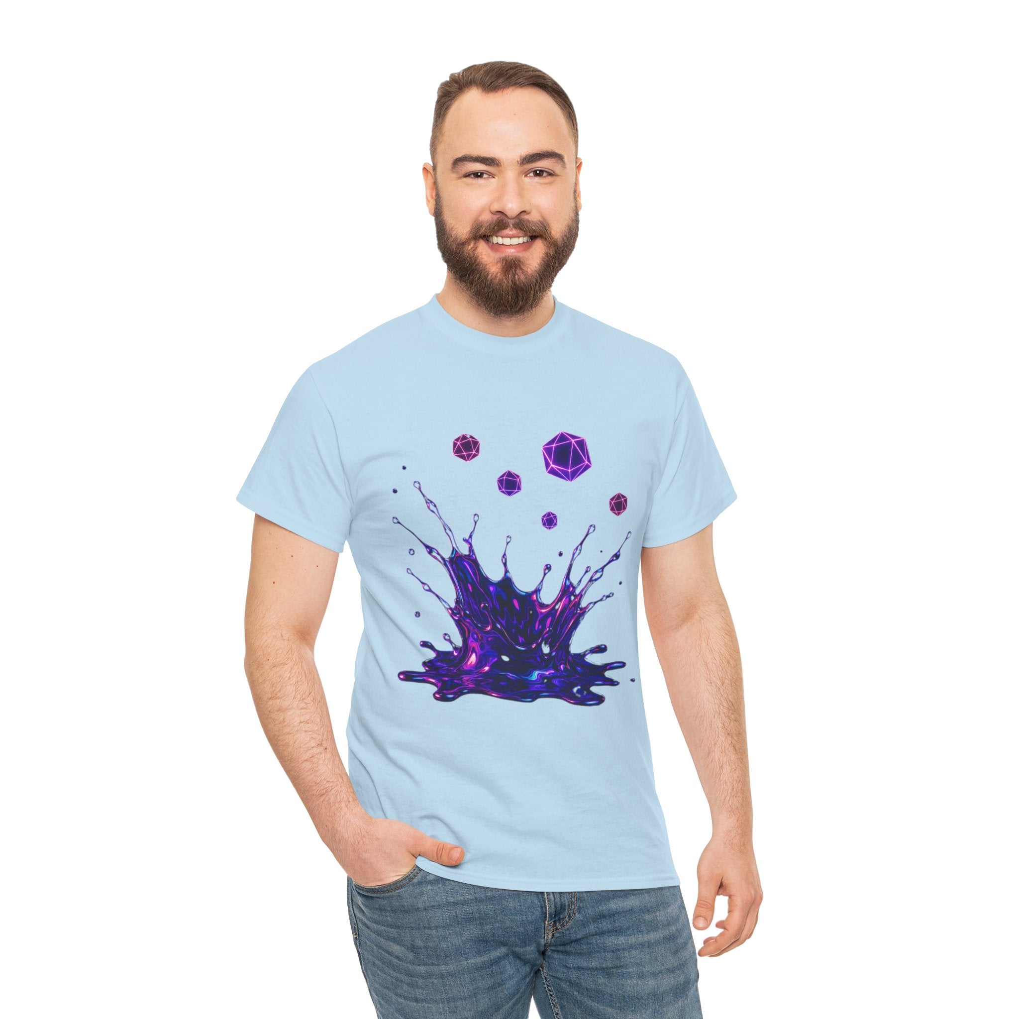 Cosmic Splash Unisex Heavy Cotton Tee
