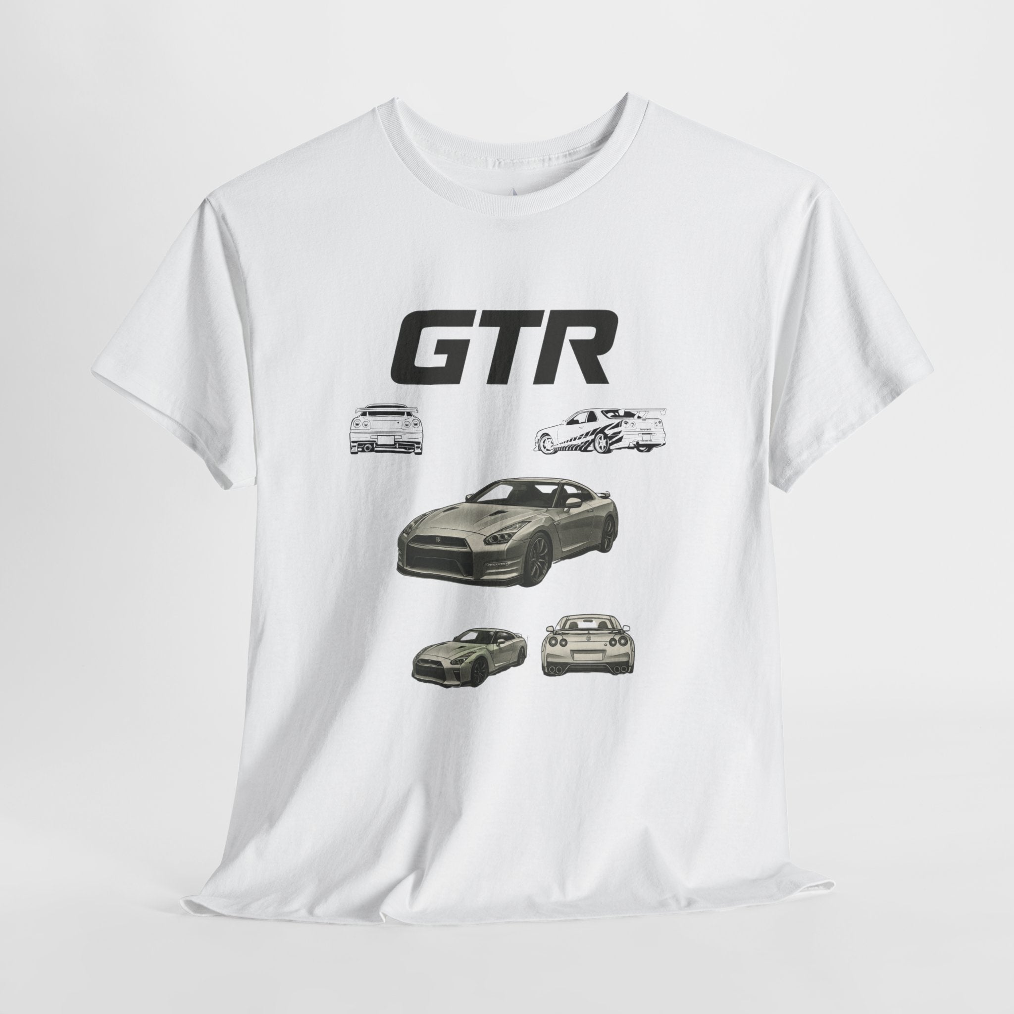GTR Car Enthusiast Graphic Heavy Cotton Tee