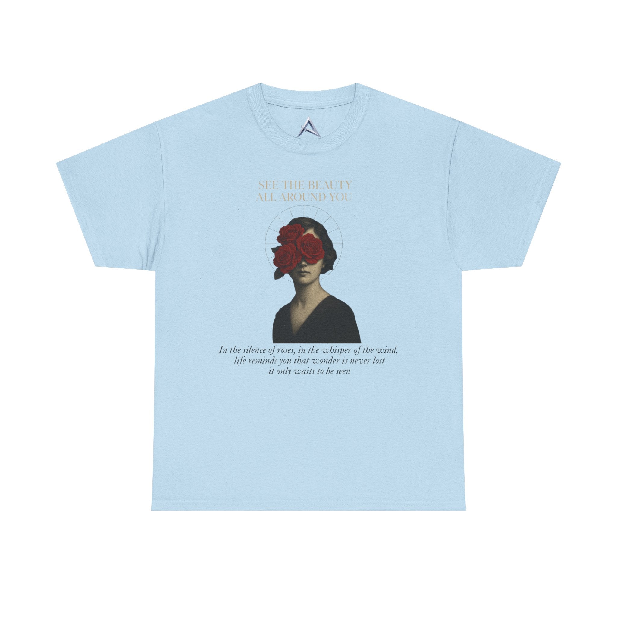 Artistic Floral Heavy Cotton Tee
