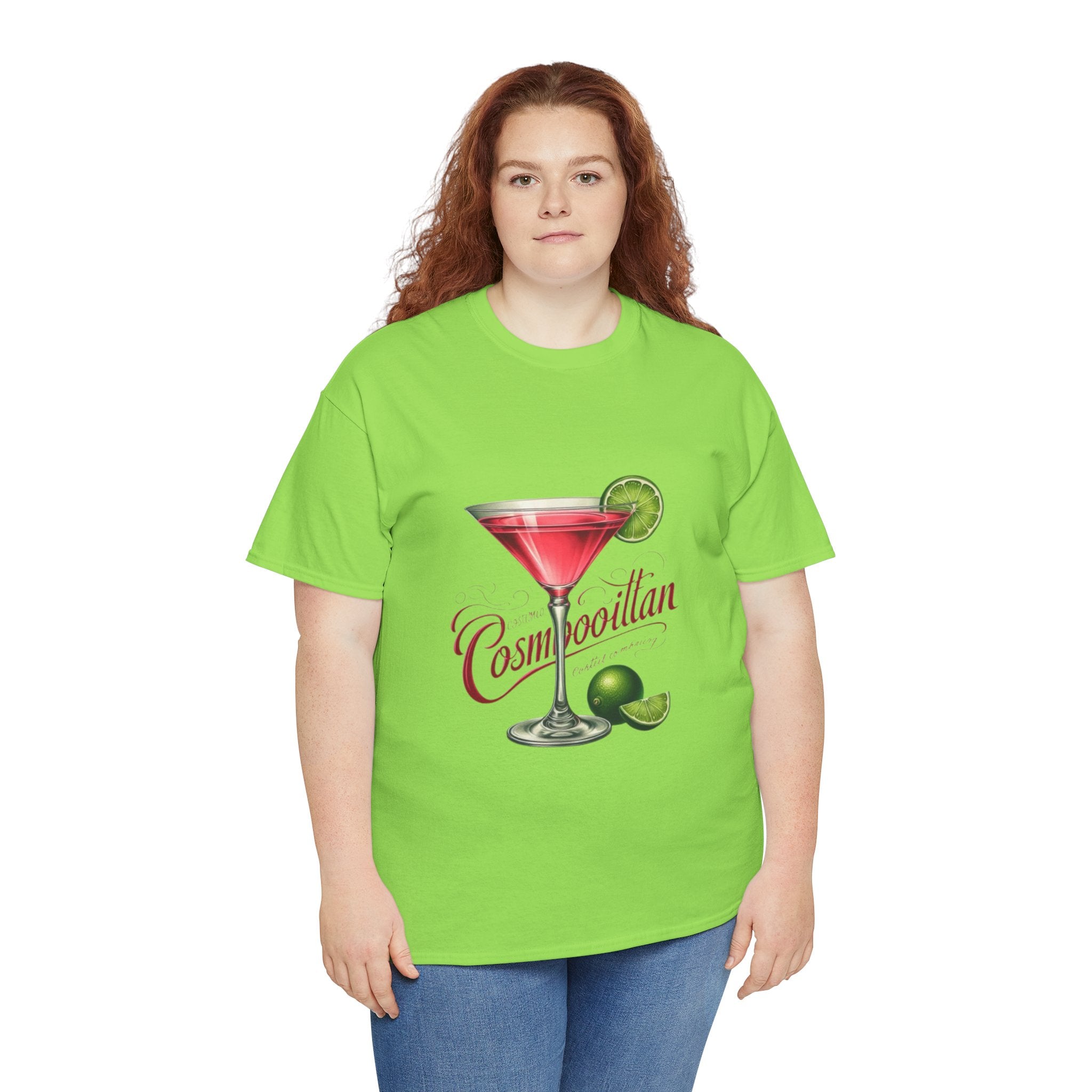 Cosmopolitan Cocktail Unisex Heavy Cotton Tee