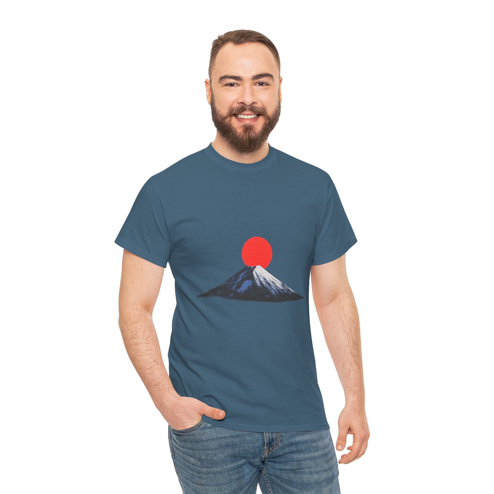 Mountain Sunrise Unisex Heavy Cotton Tee