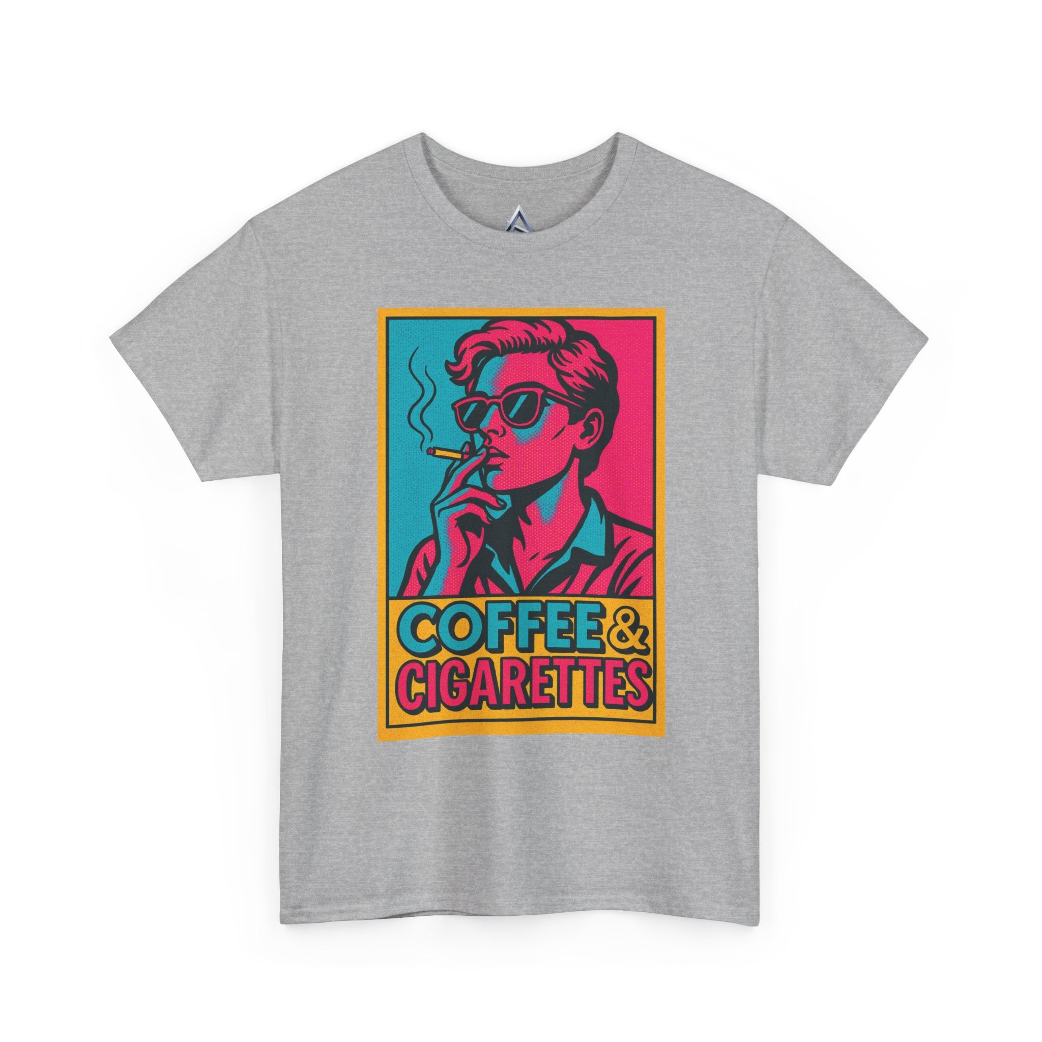 Coffee & Cigarettes Vintage Unisex Heavy Cotton Tee