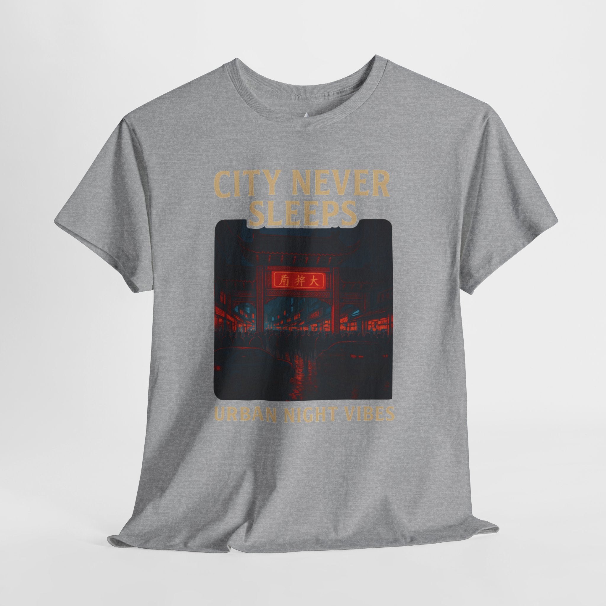 Urban City Night Vibes Unisex Heavy Cotton Tee