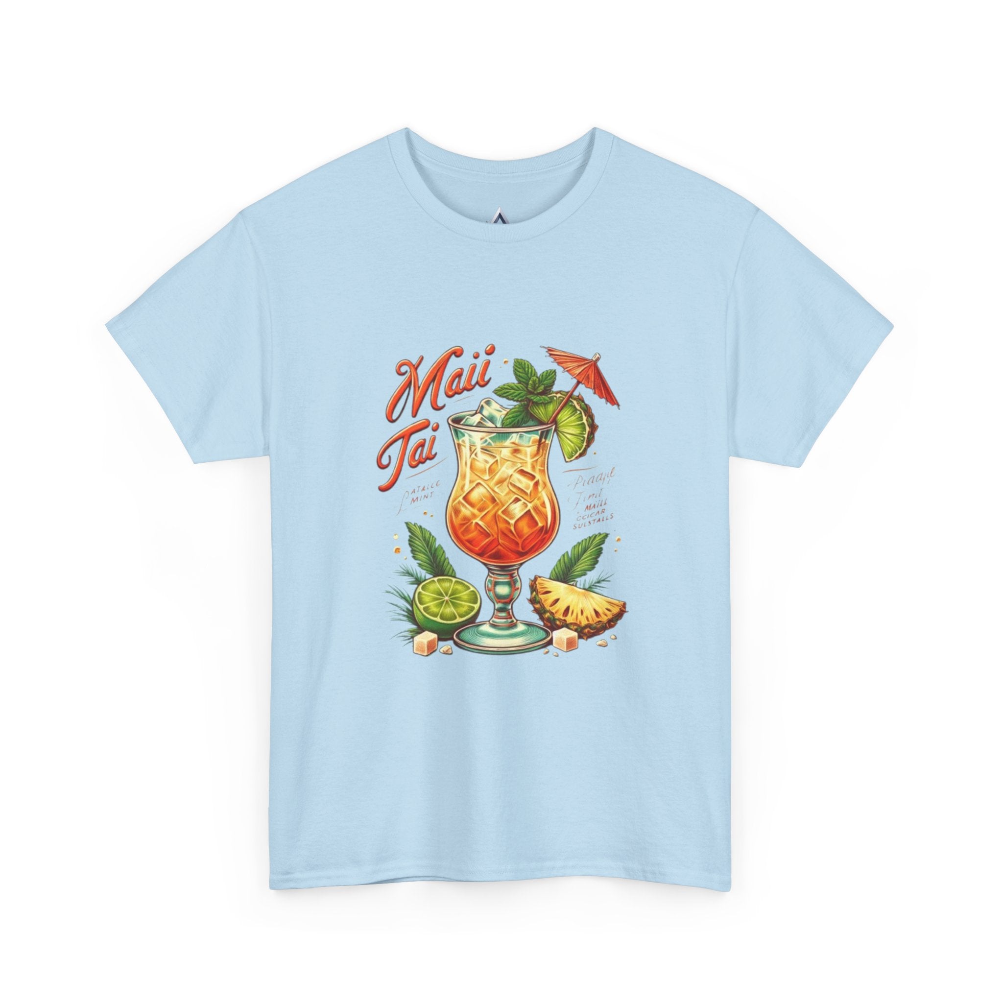 Maui Tai Cocktail Unisex Heavy Cotton Tee