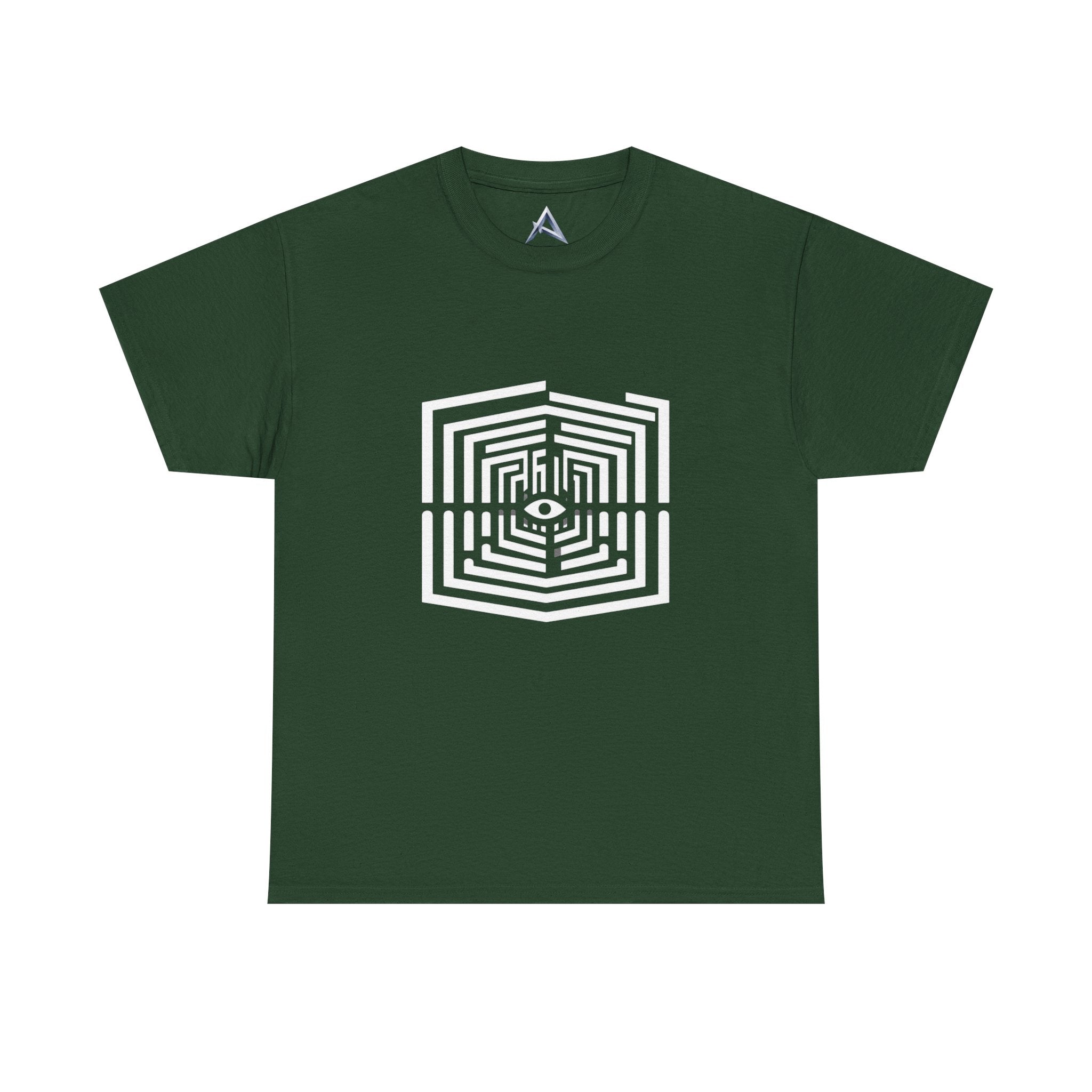 Geometric Maze Heavy Cotton Tee