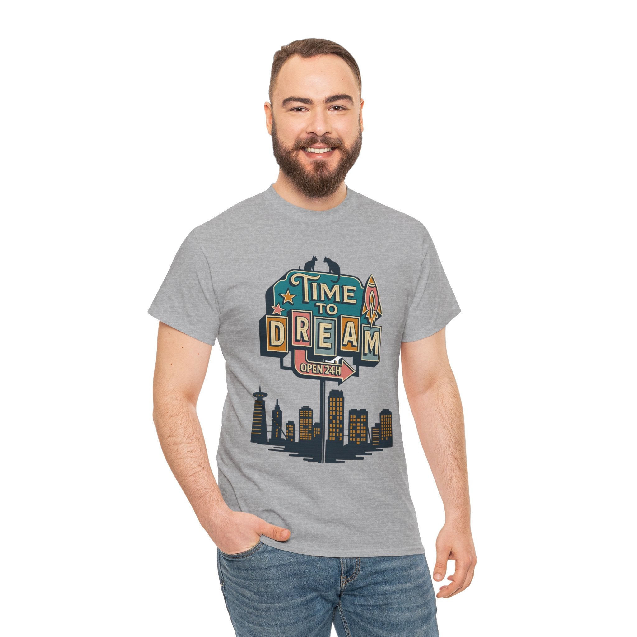 Dream Town Unisex Heavy Cotton Tee