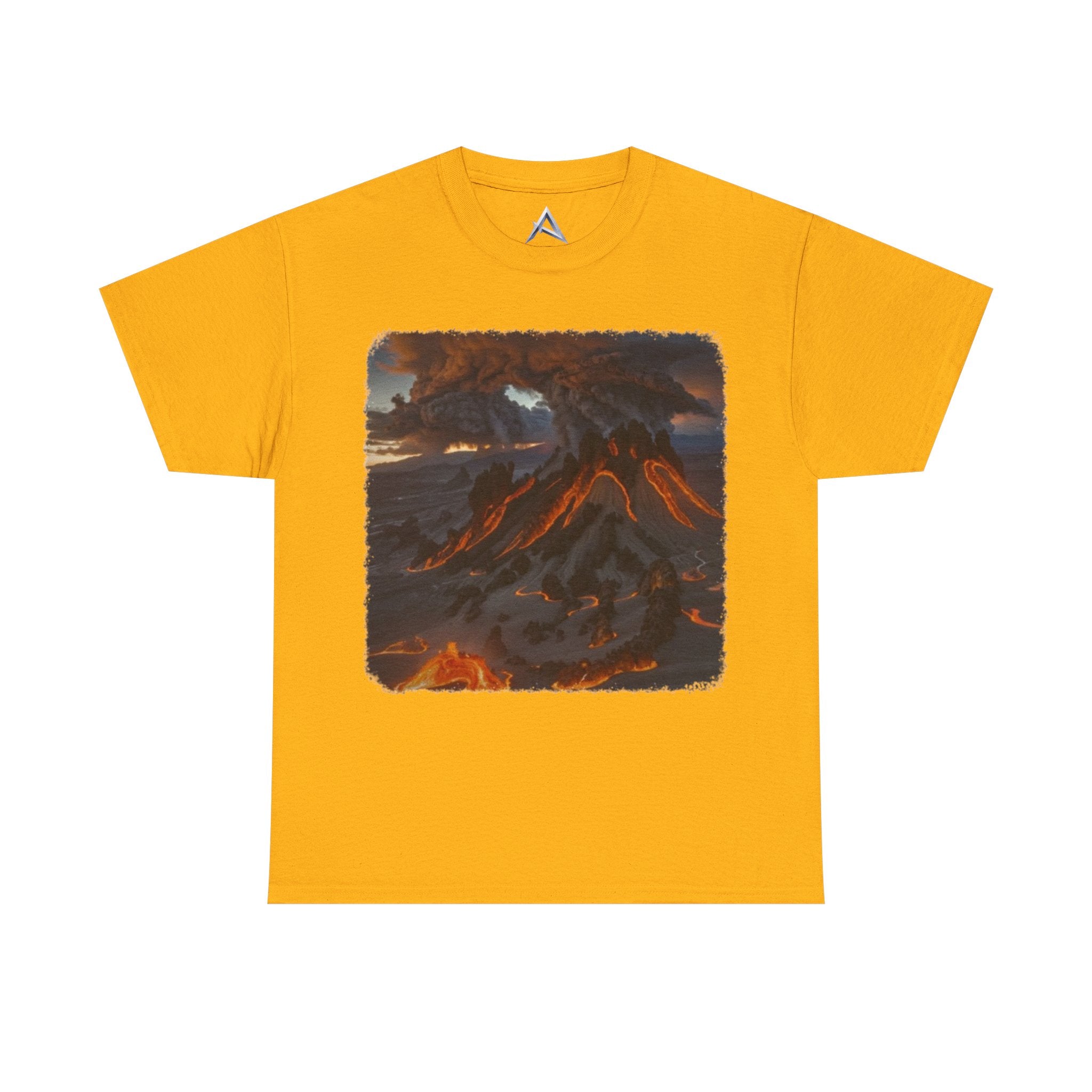Volcanic Eruption Unisex Heavy Cotton Tee