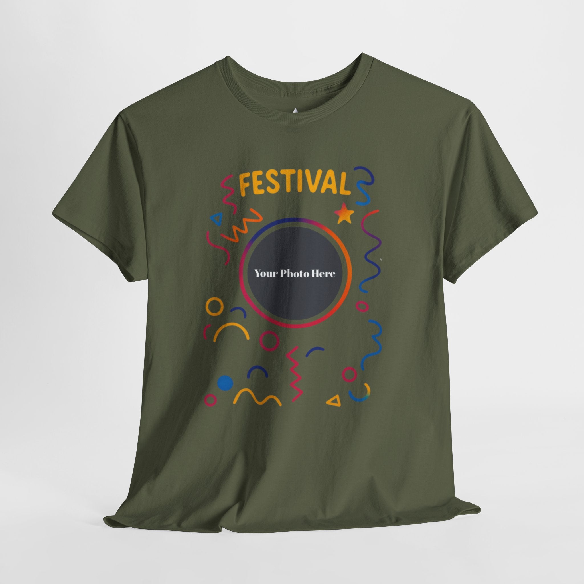 Festival Custom Photo Heavy Cotton Tee