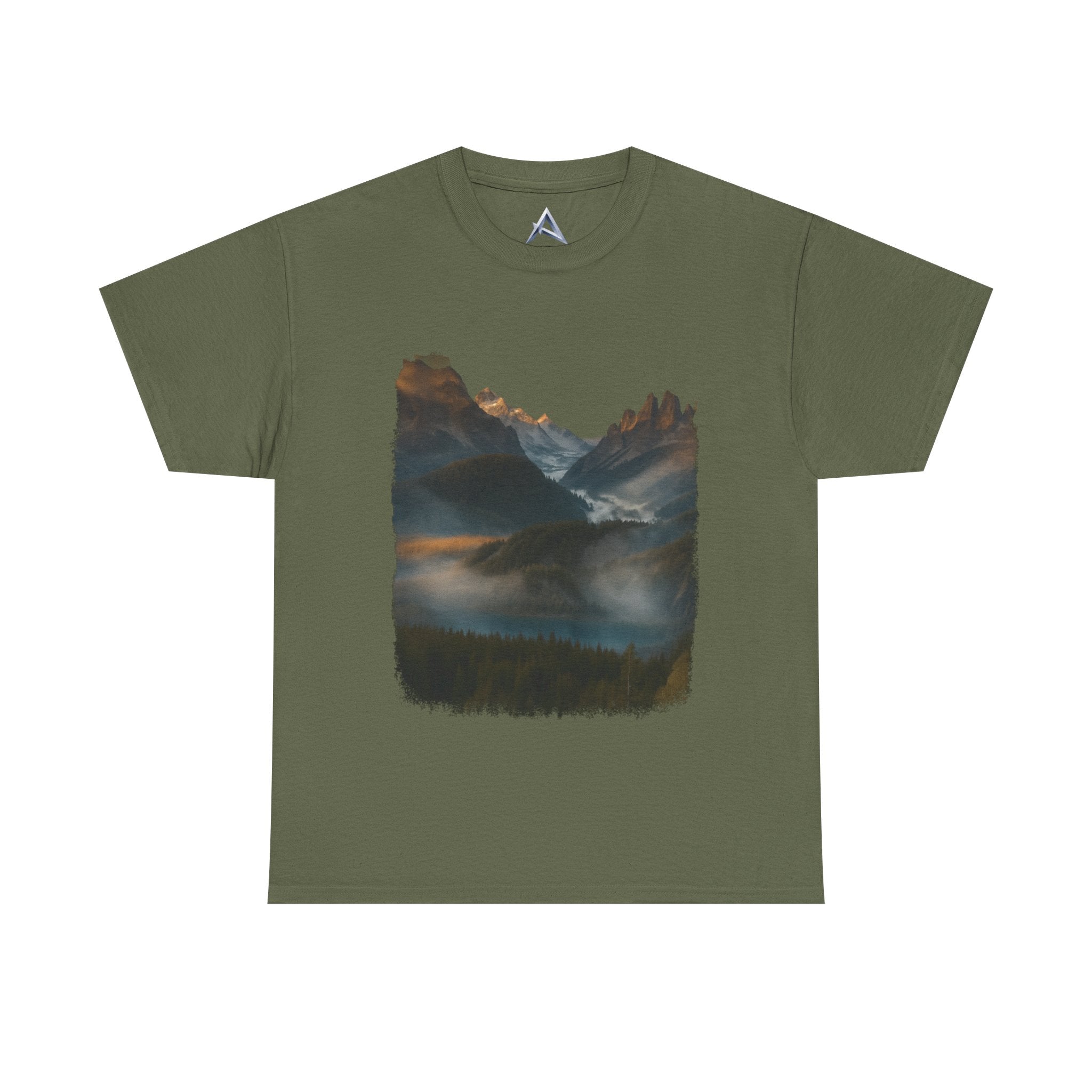 Nature-Inspired Unisex Heavy Cotton Tee