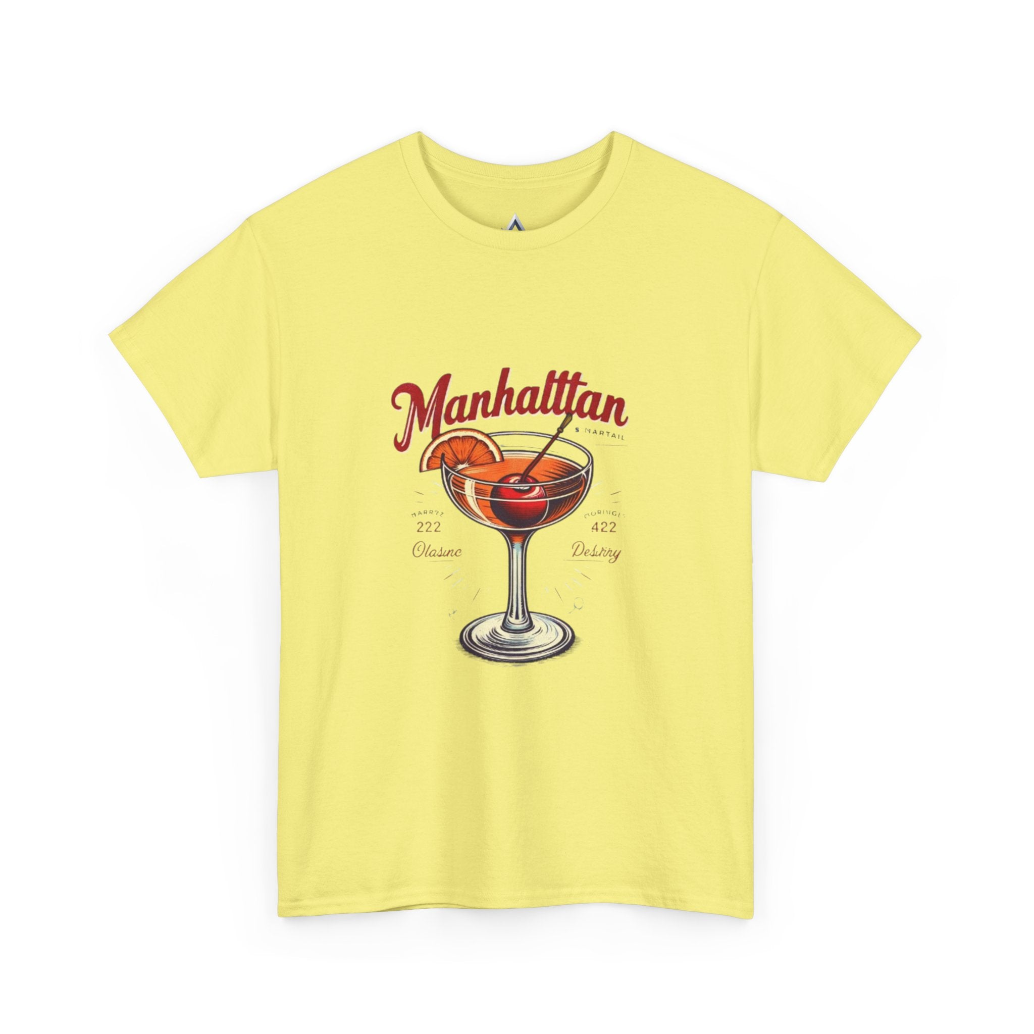 Manhattan Cocktail Unisex Heavy Cotton Tee