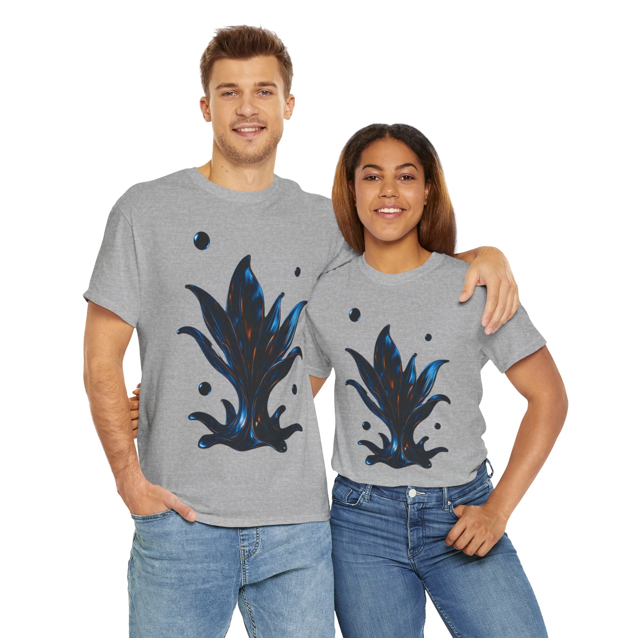 Plant-Inspired Graphic Unisex Heavy Cotton Tee
