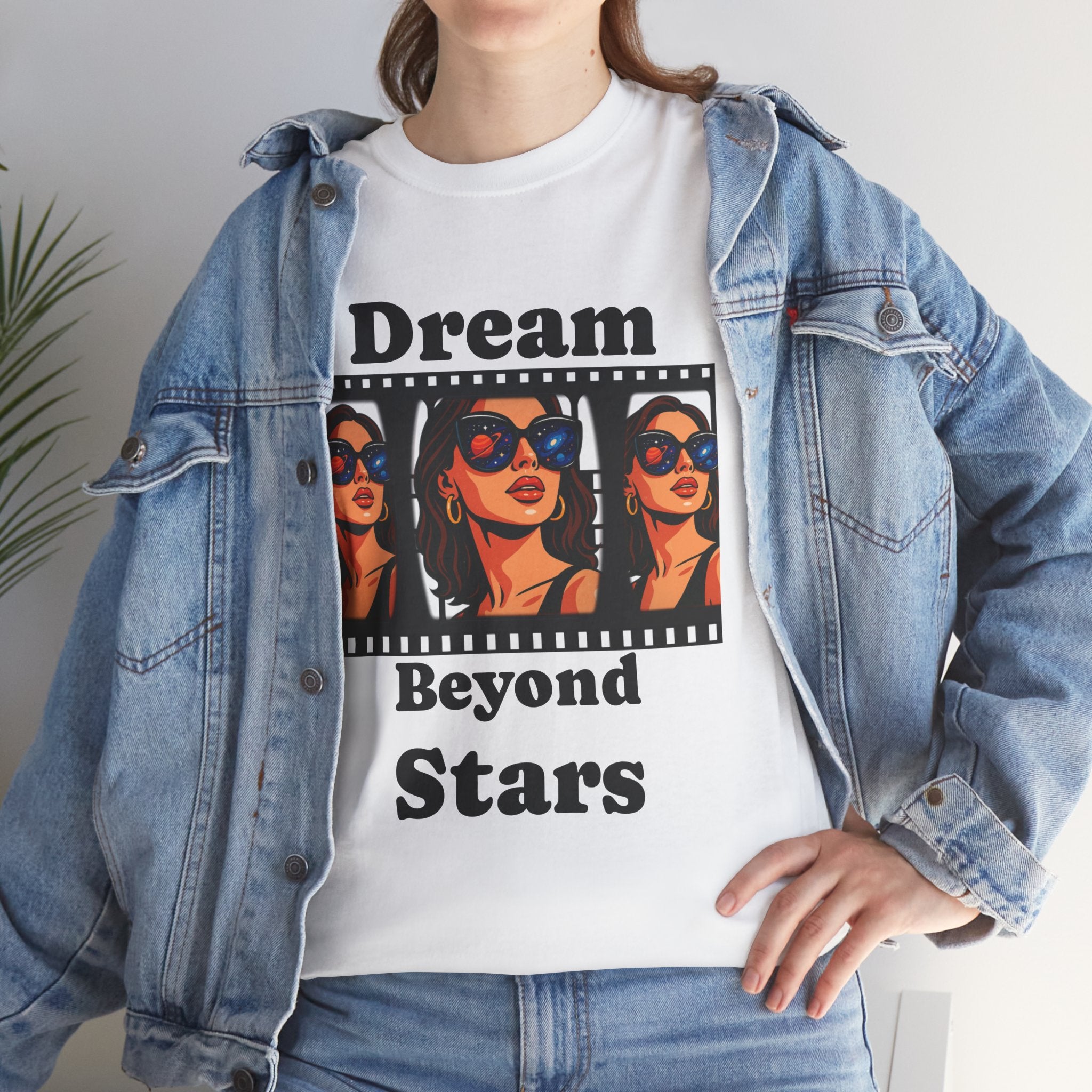 Dream Beyond Stars Unisex Heavy Cotton Tee