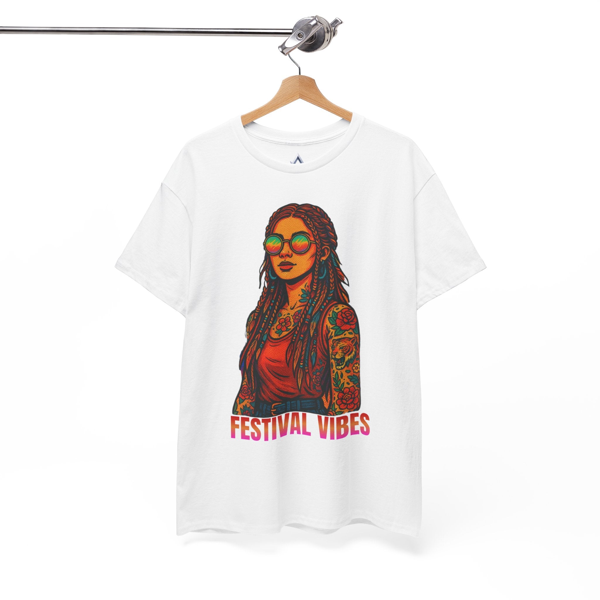 Festival Vibes Unisex Heavy Cotton Tee