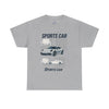Sporty Car Graphic Heavy Cotton Tee