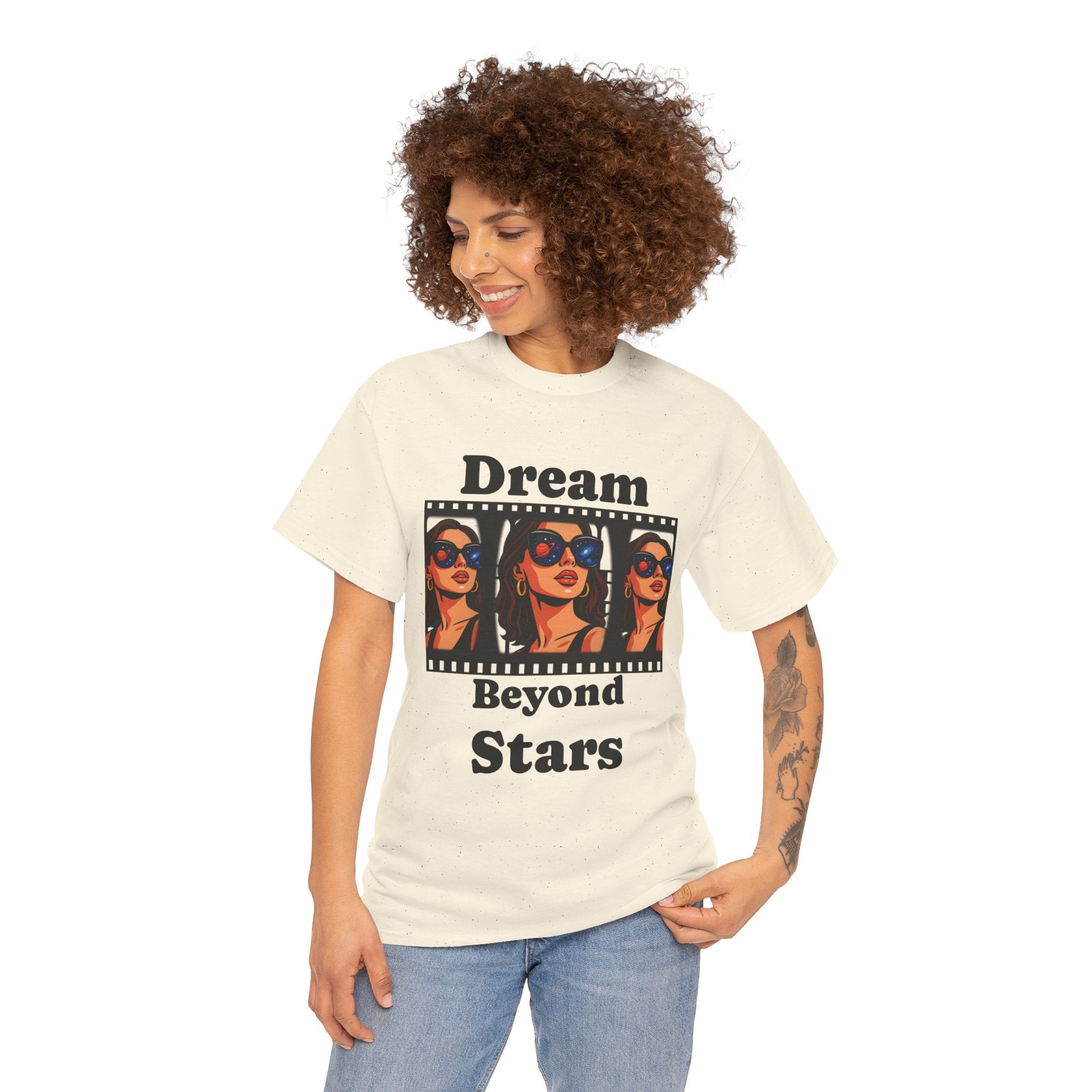 Dream Beyond Stars Unisex Heavy Cotton Tee