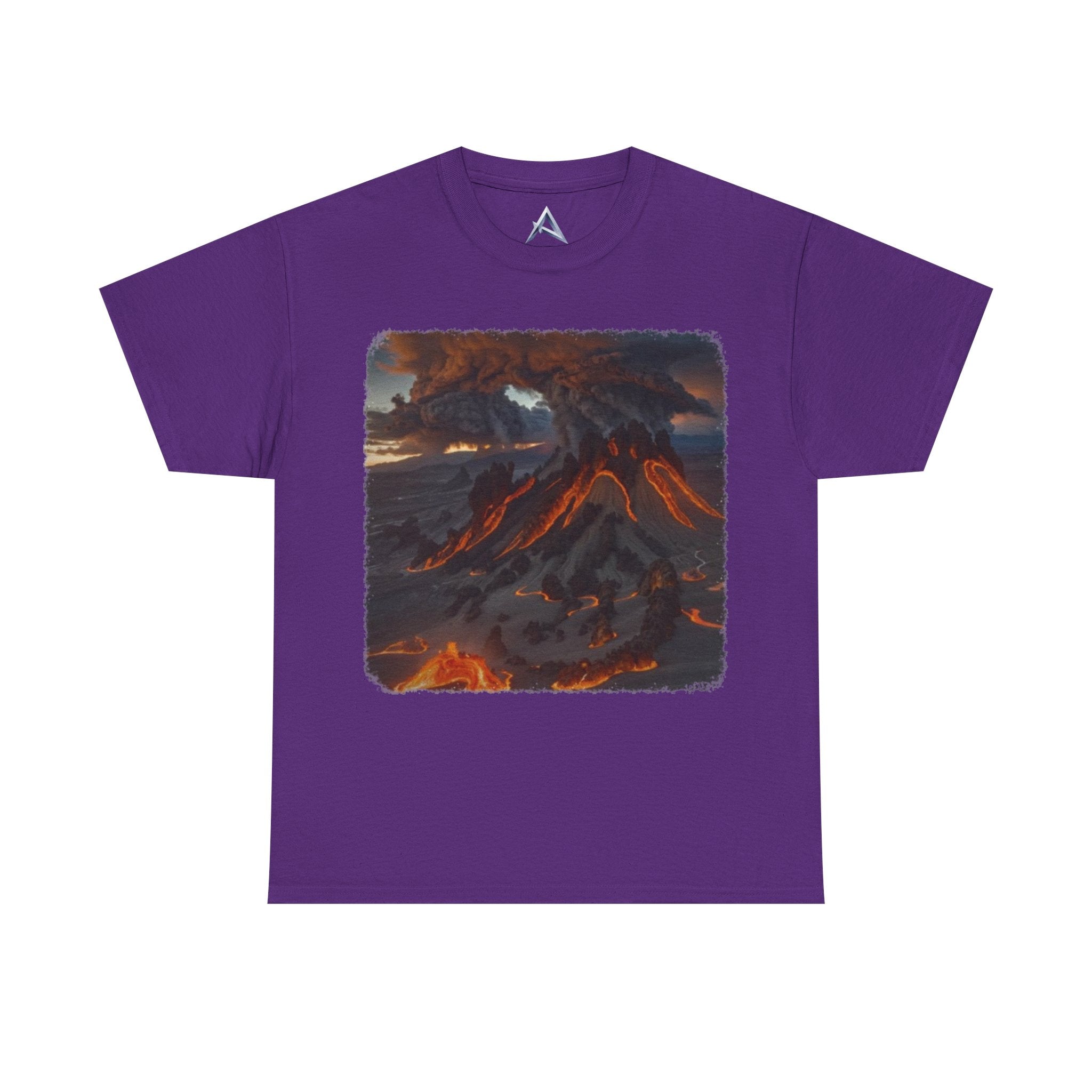 Volcanic Eruption Unisex Heavy Cotton Tee