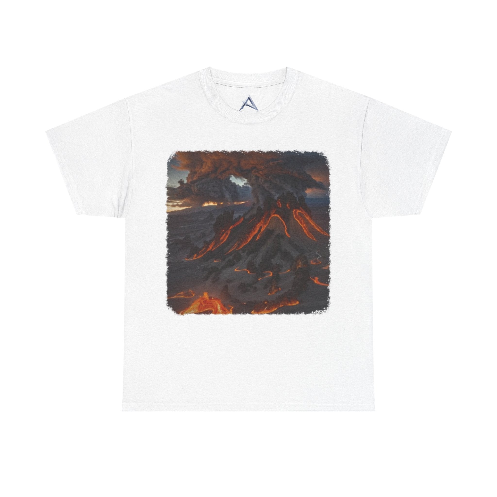 Volcanic Eruption Unisex Heavy Cotton Tee