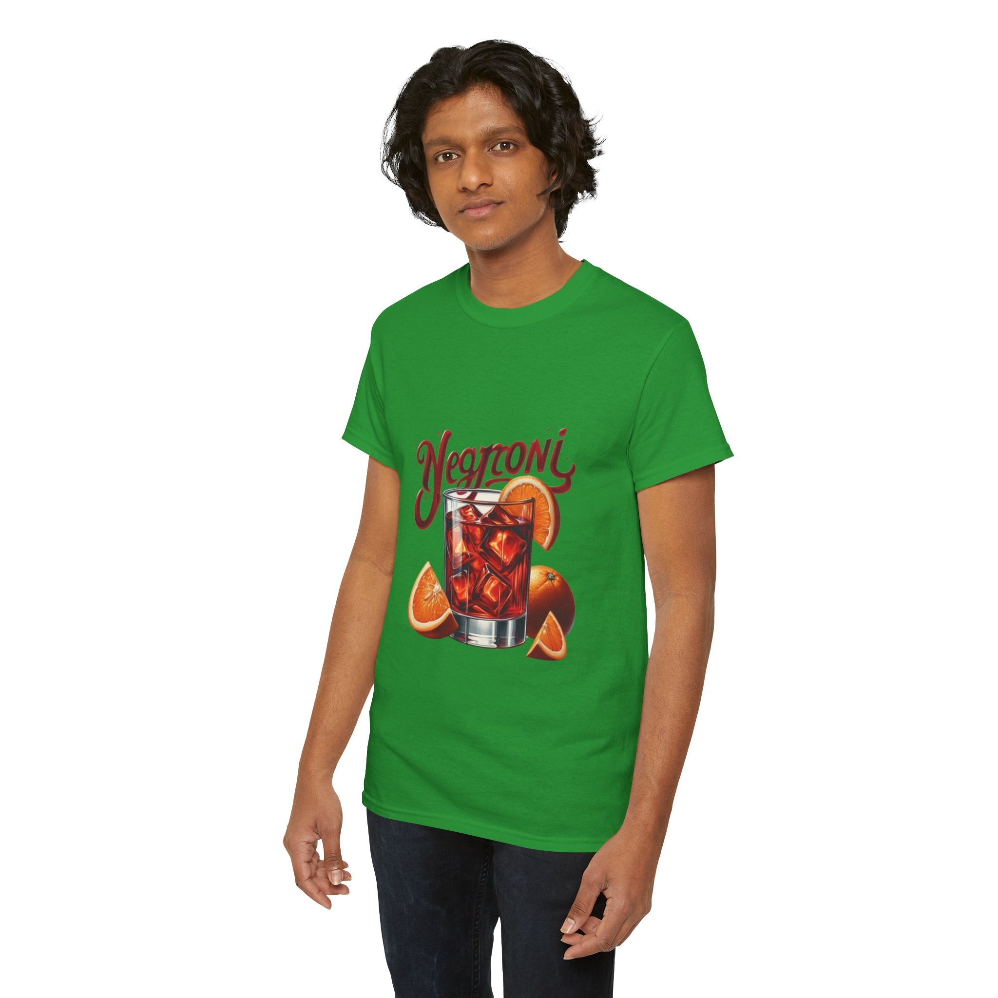 Negroni Cocktail Unisex Heavy Cotton Tee