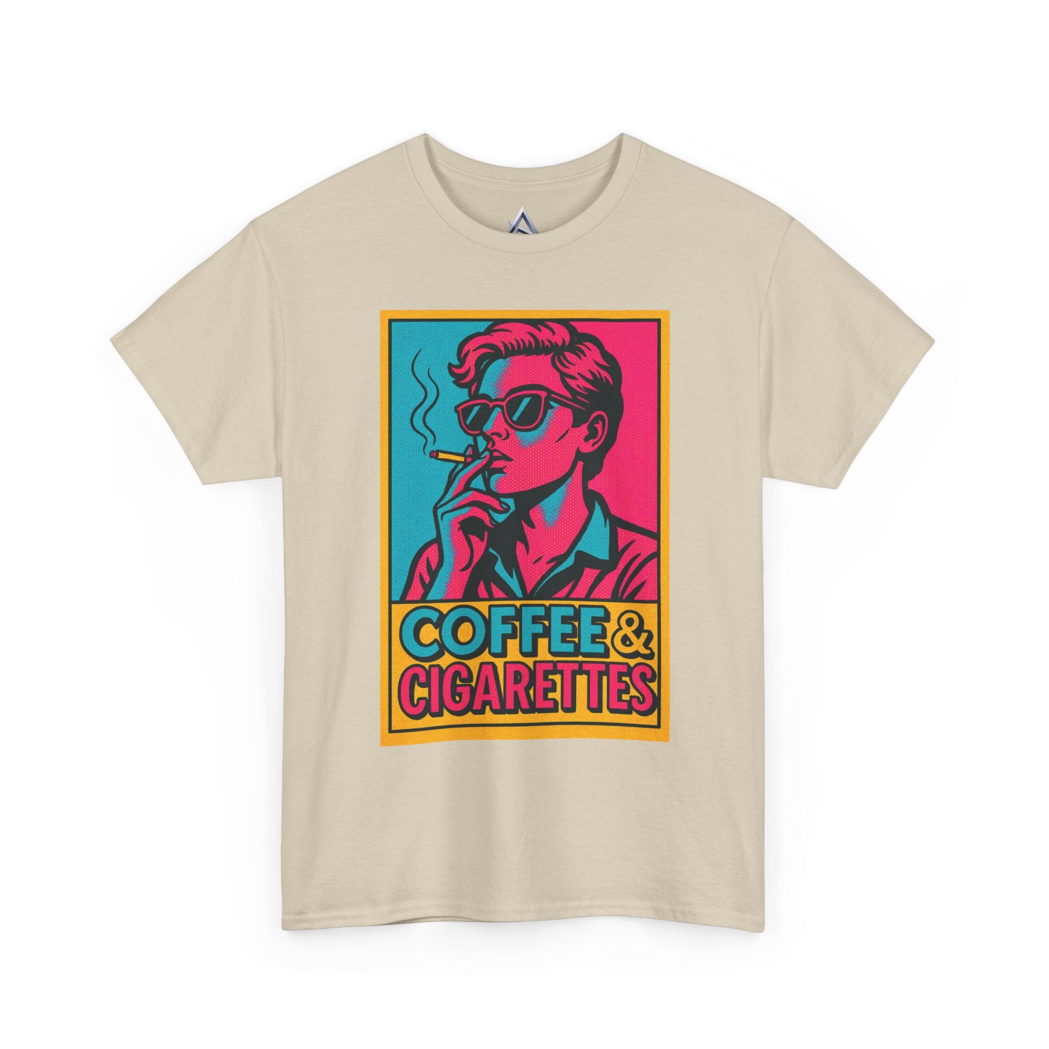 Coffee & Cigarettes Vintage Unisex Heavy Cotton Tee