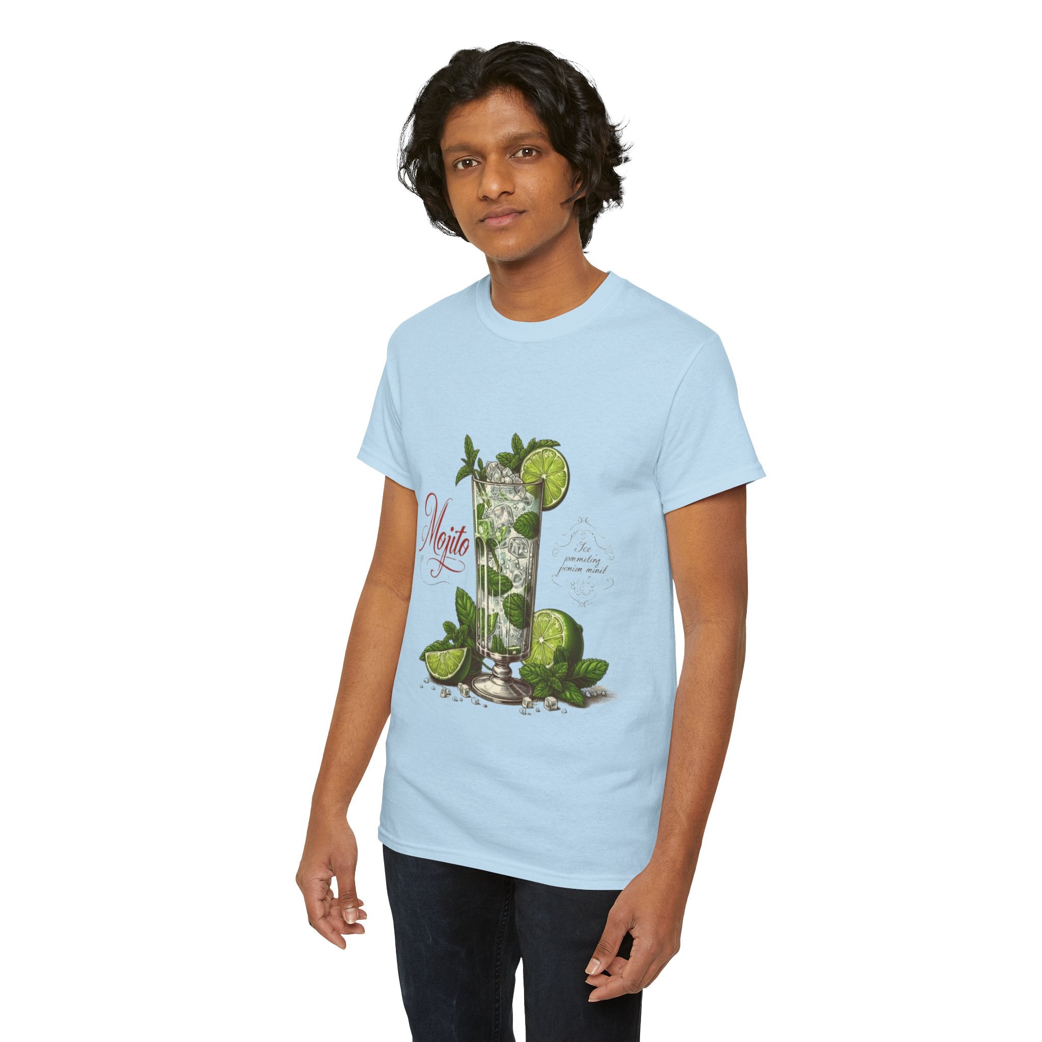 Mojito Cocktail Unisex Heavy Cotton Tee