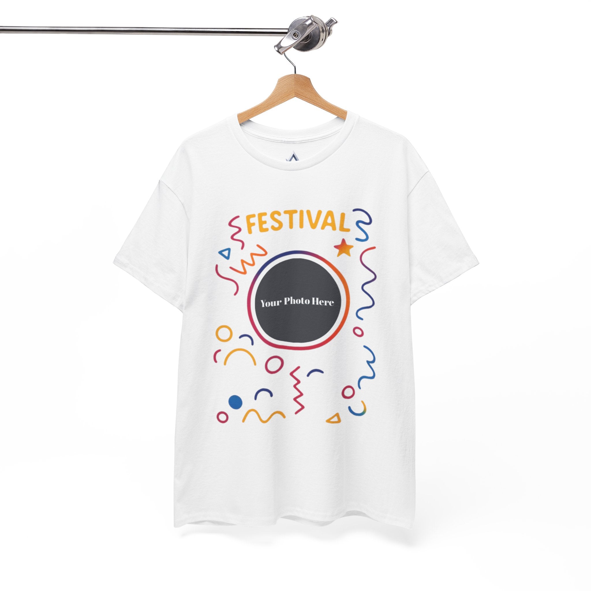 Festival Custom Photo Heavy Cotton Tee