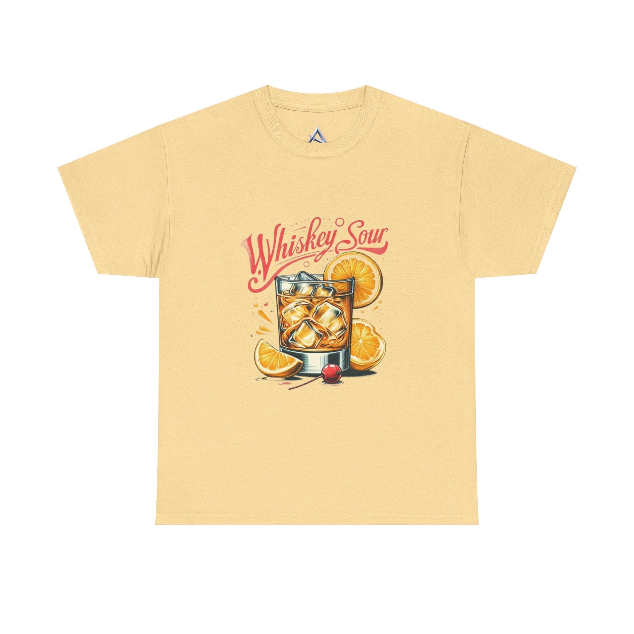 Whiskey Sour Cocktail Unisex Heavy Cotton Tee