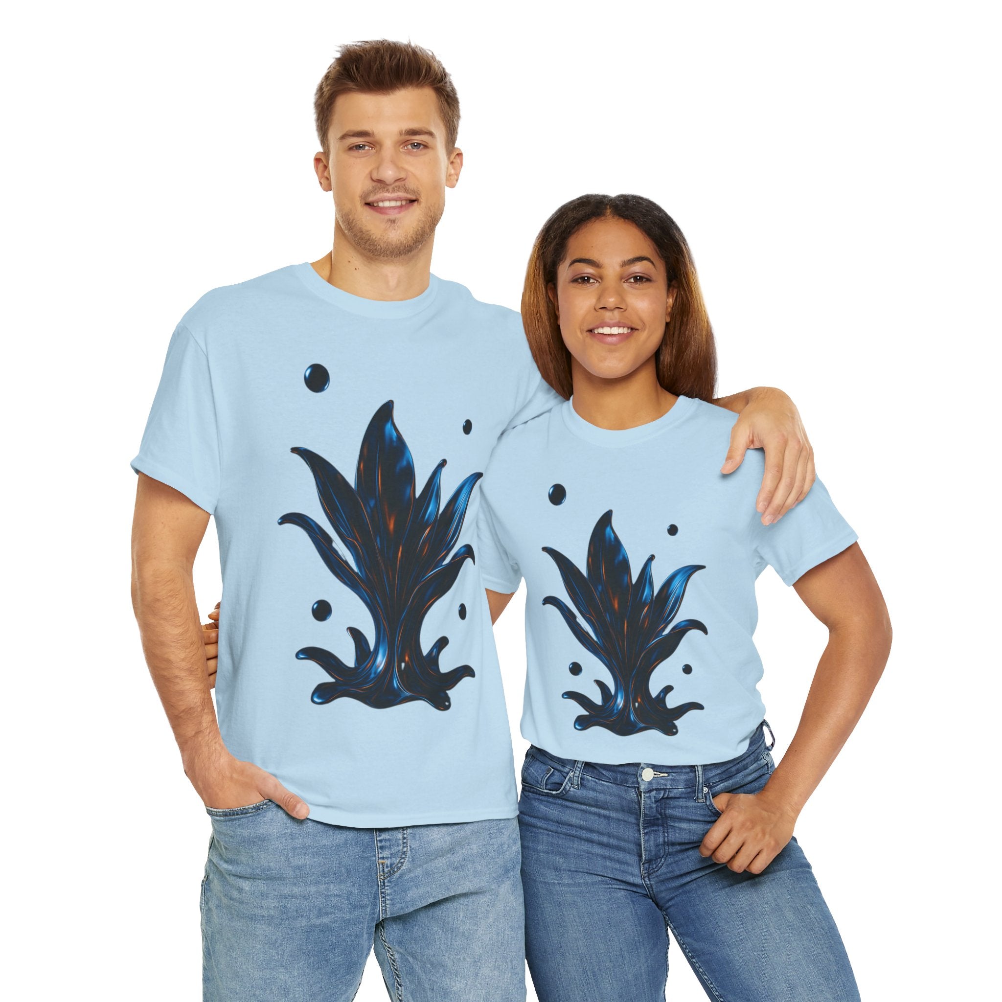 Plant-Inspired Graphic Unisex Heavy Cotton Tee
