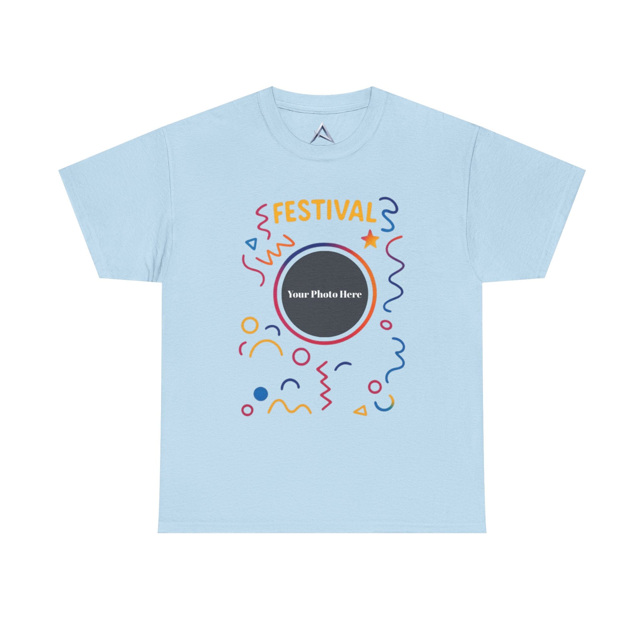 Festival Custom Photo Heavy Cotton Tee